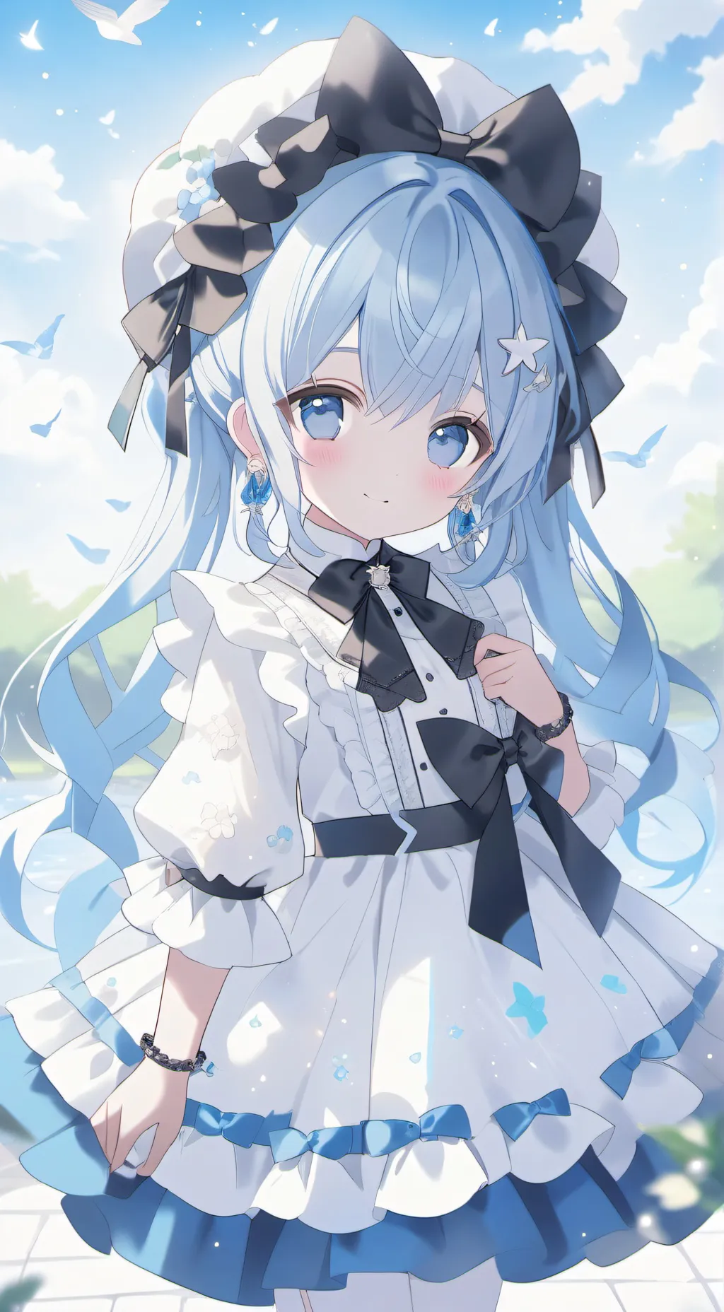 ai character: :3 background