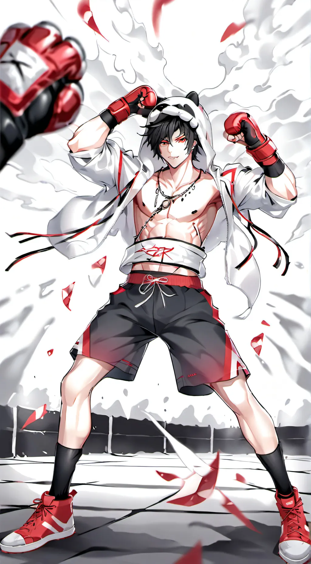 ai character: chain monster  background