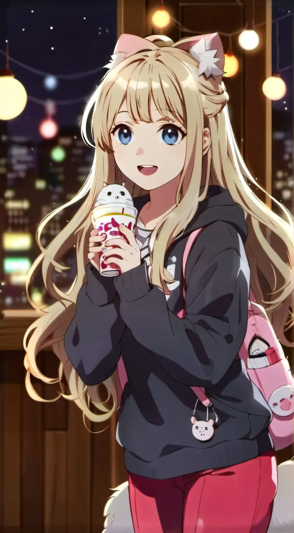 ai character: Leah background