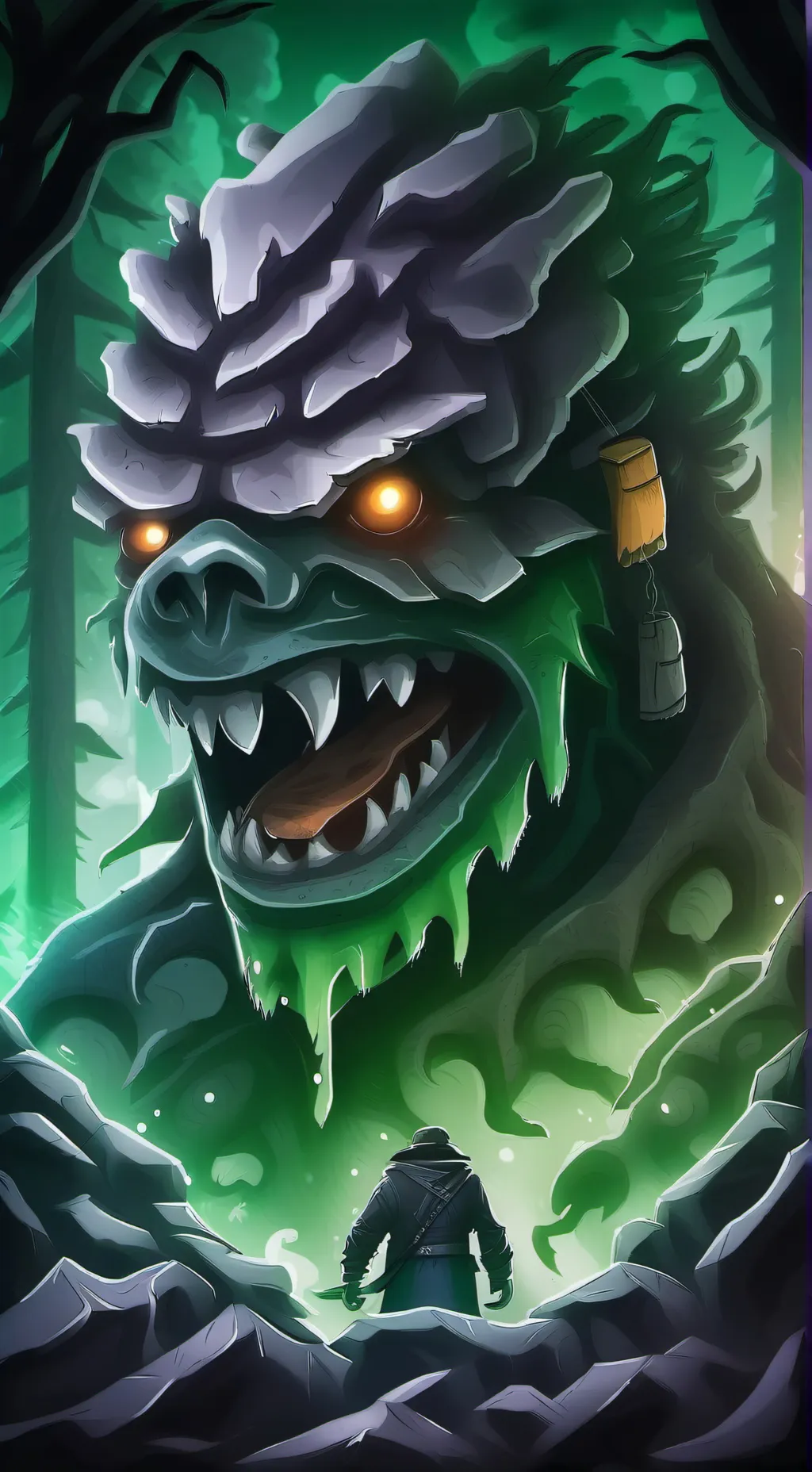 ai character: monstruo  background