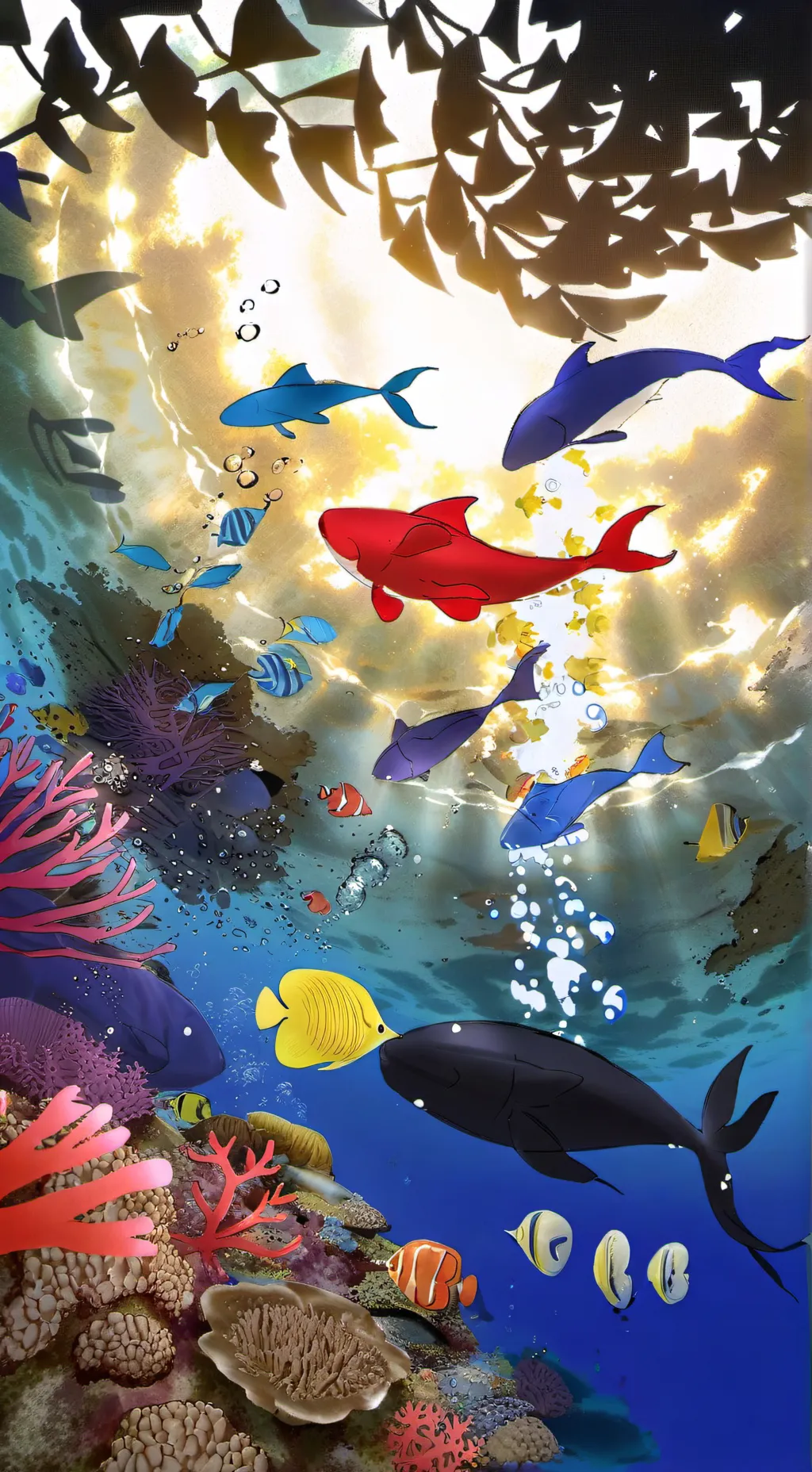 ai character: coank background