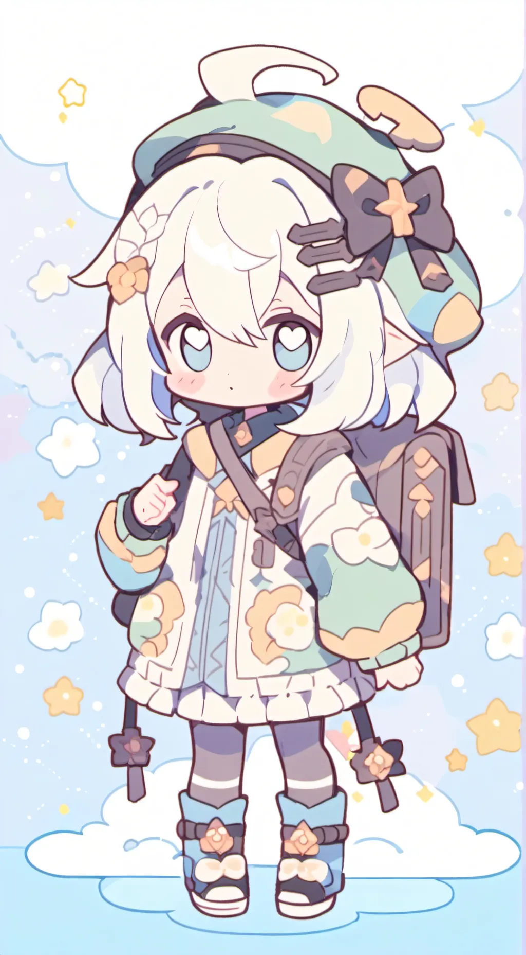 ai character: ★ santi santi ★ background