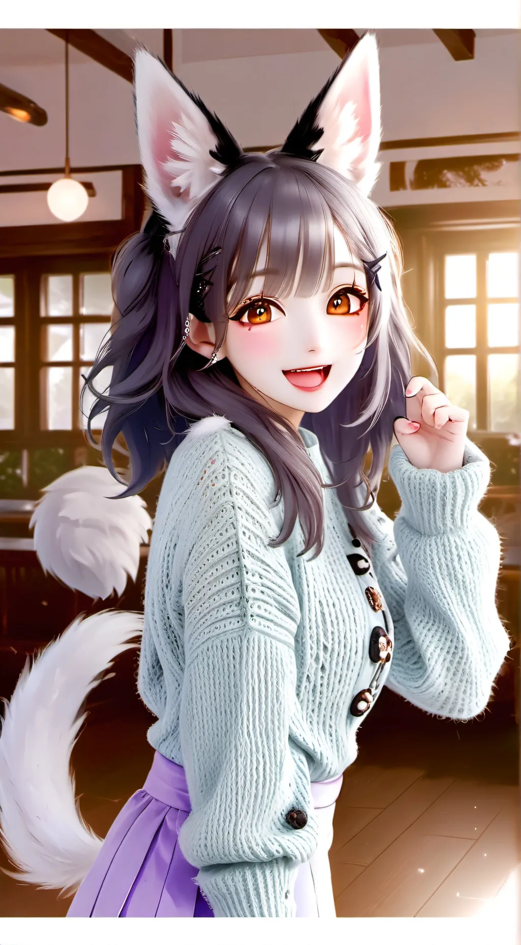 ai character: Melody background