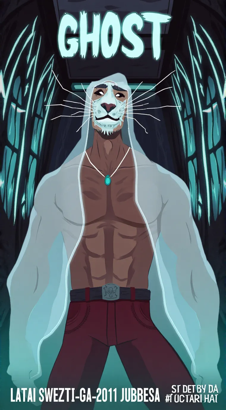 ai character: il fantasma tigre background
