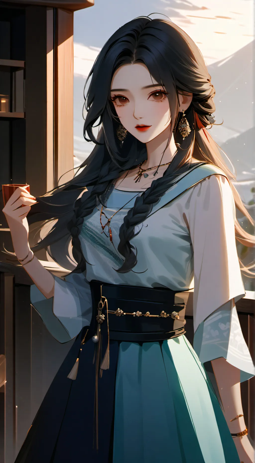 ai character: Irys  background