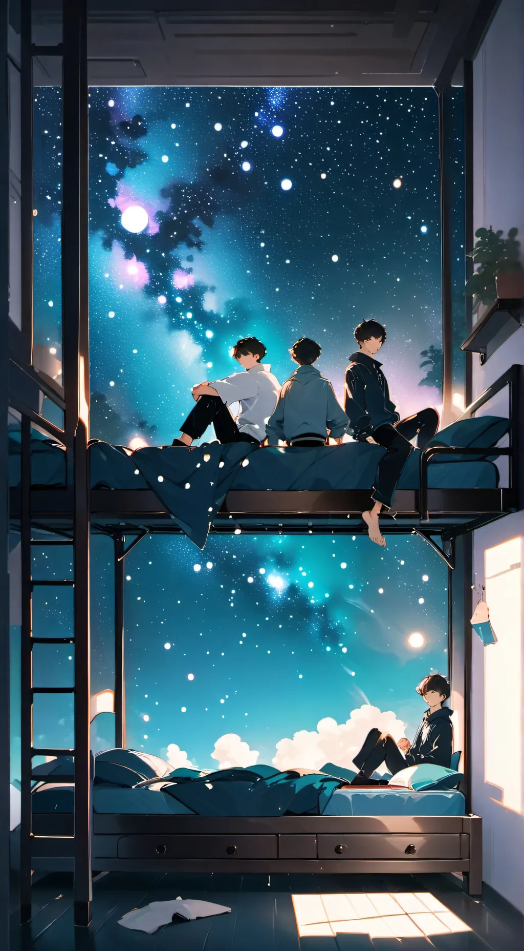 ai character: max,jake,jack,noah background