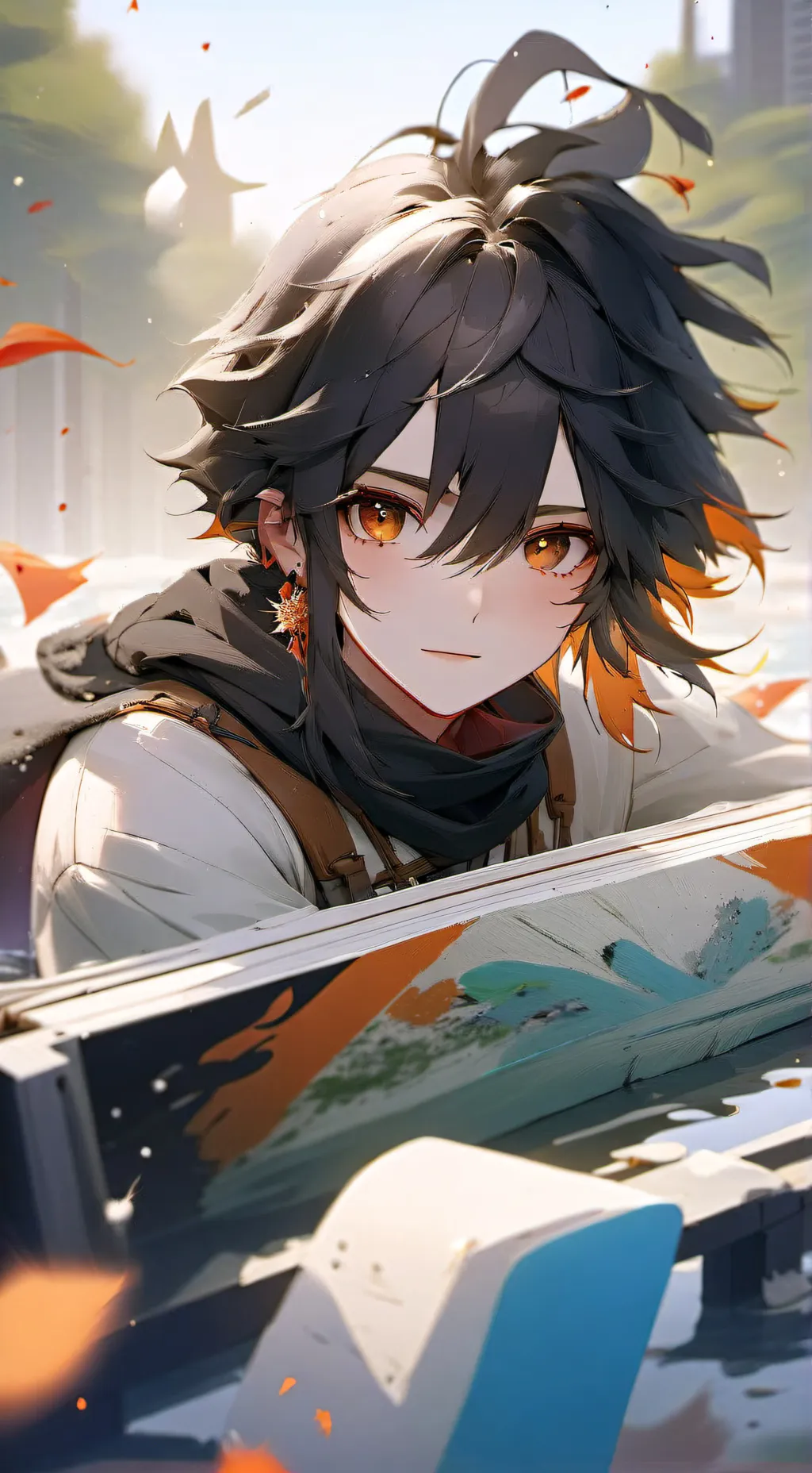 ai character: макс background