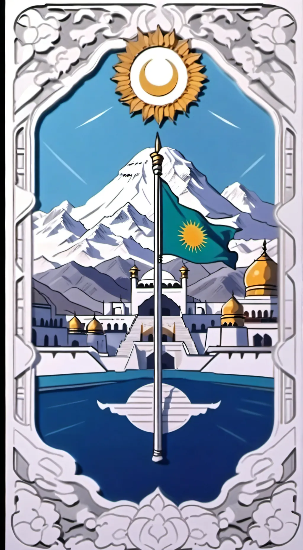 ai character: CH - Central Asia! background