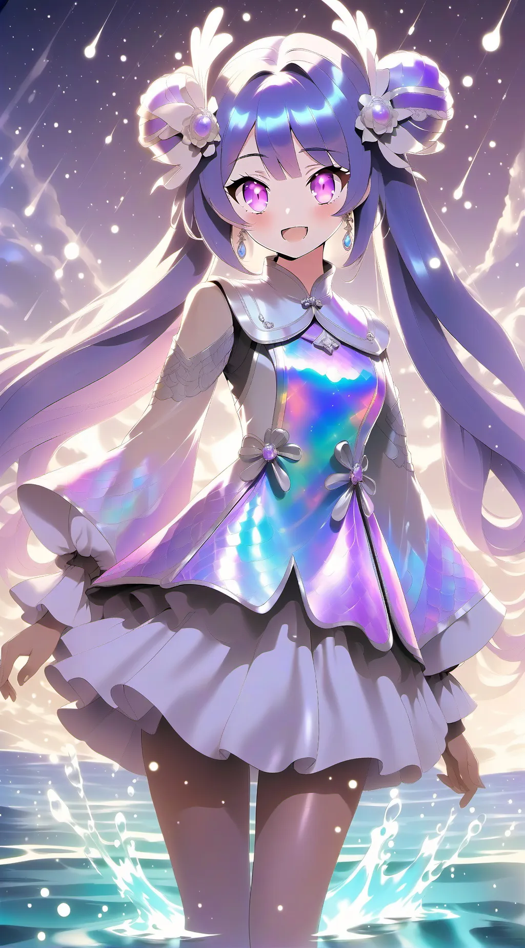 ai character: IRISA  background