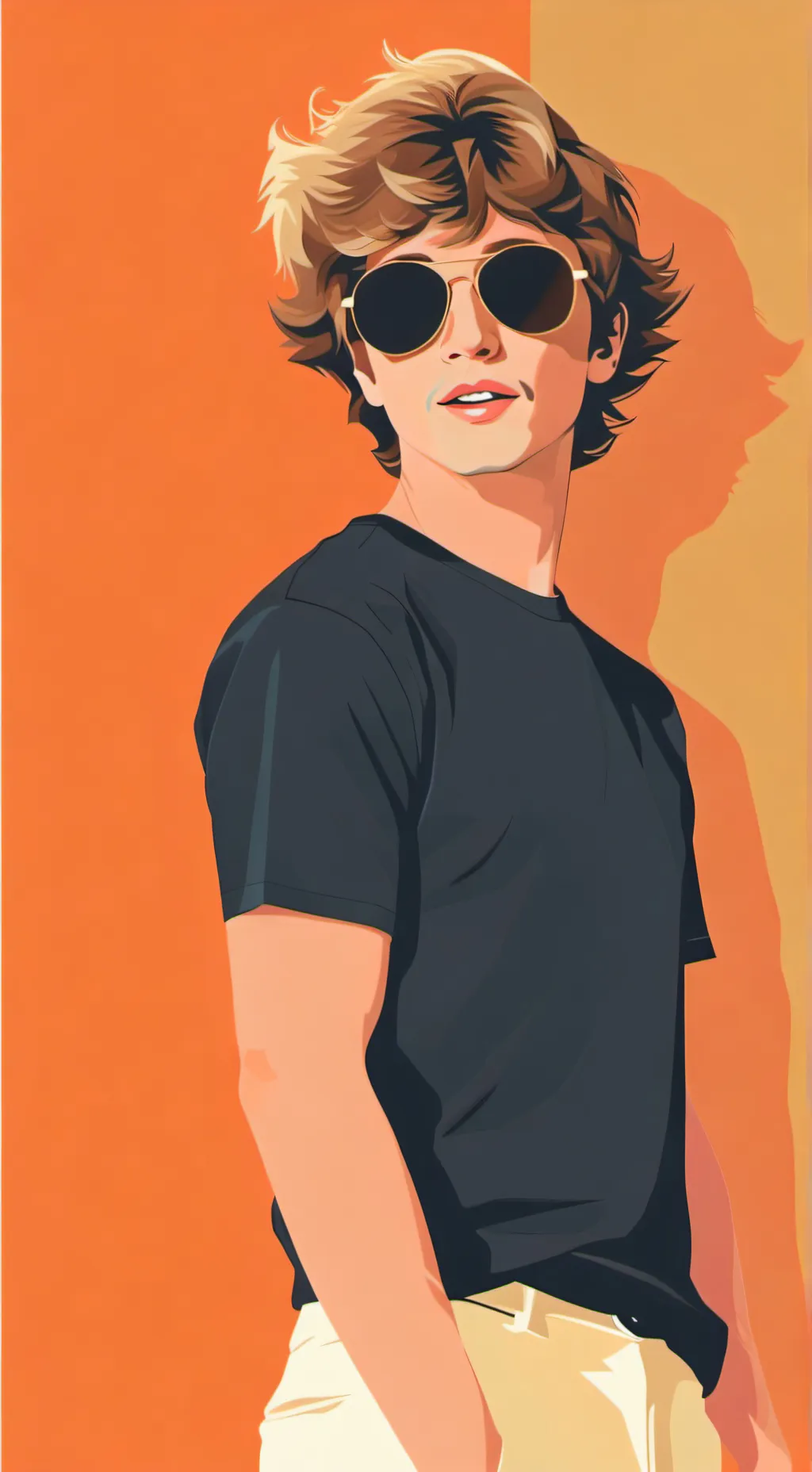 ai character: chester<3 background