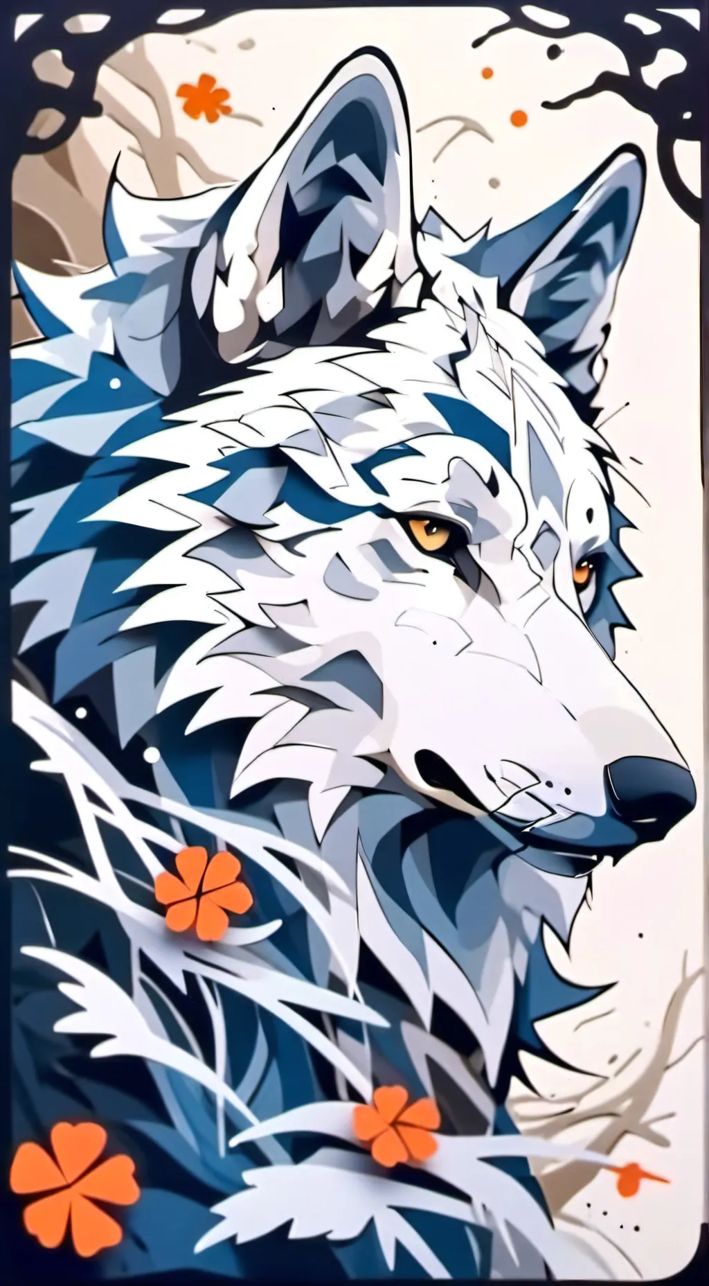 ai character: 🐺👑Rey Lobo 👑🐺 background