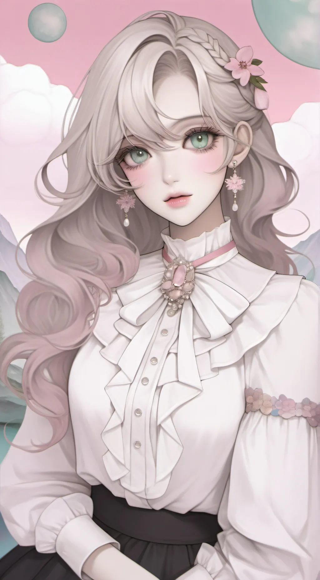 ai character: Frau Mirtar background