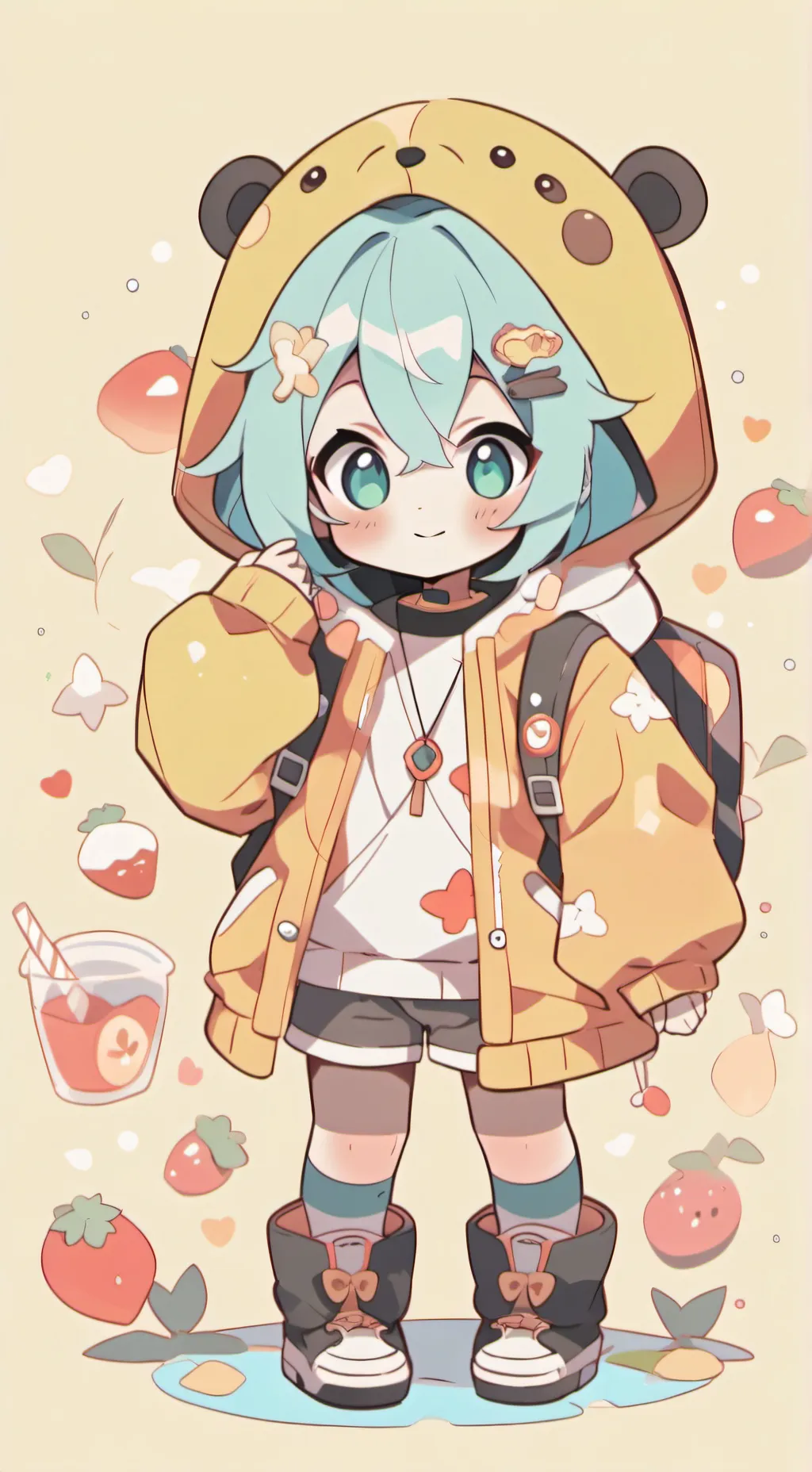 ai character: mha temp à vivre  background