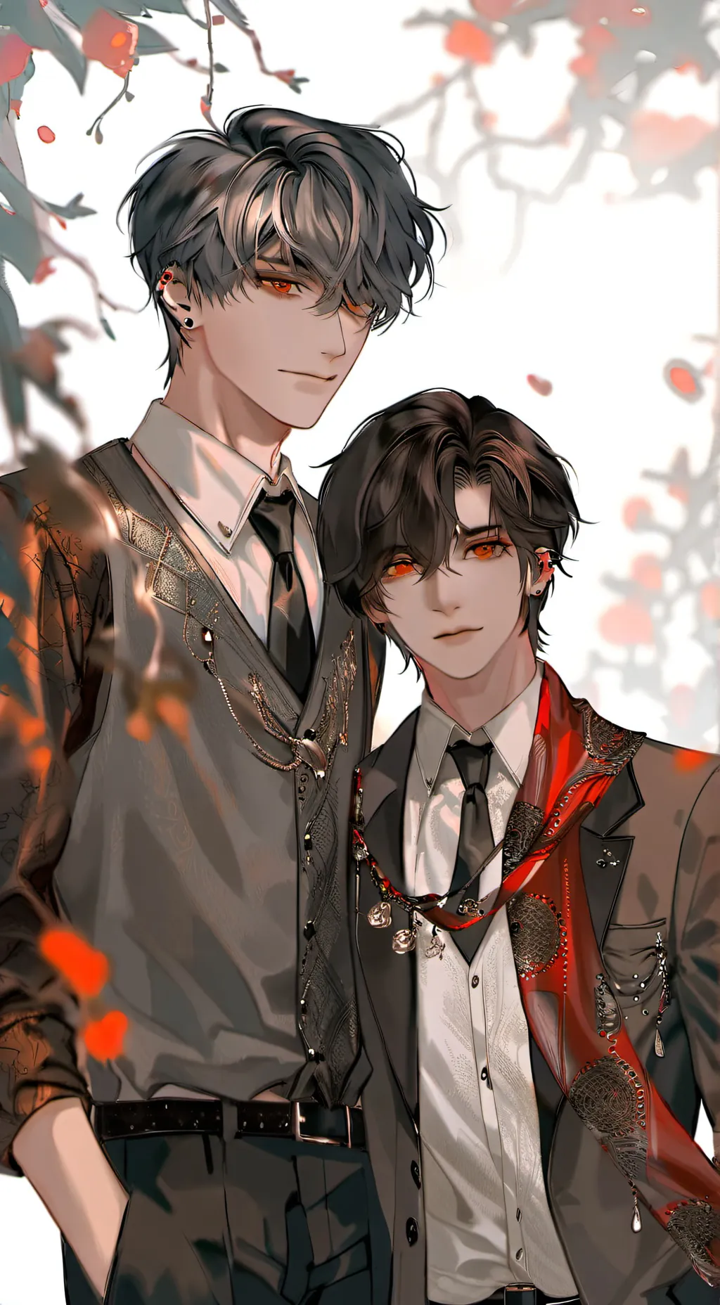 ai character: damian&cal🕷️  background