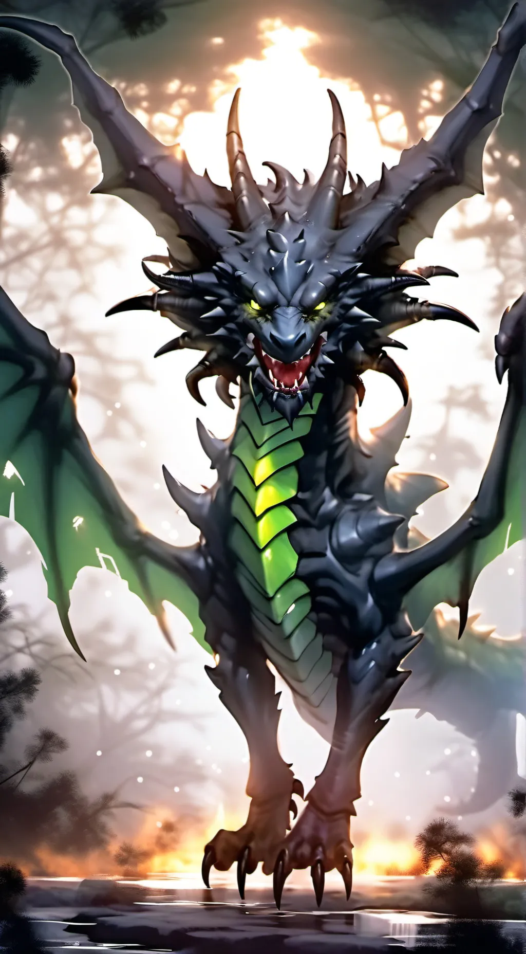 ai character: HH and Httyd background