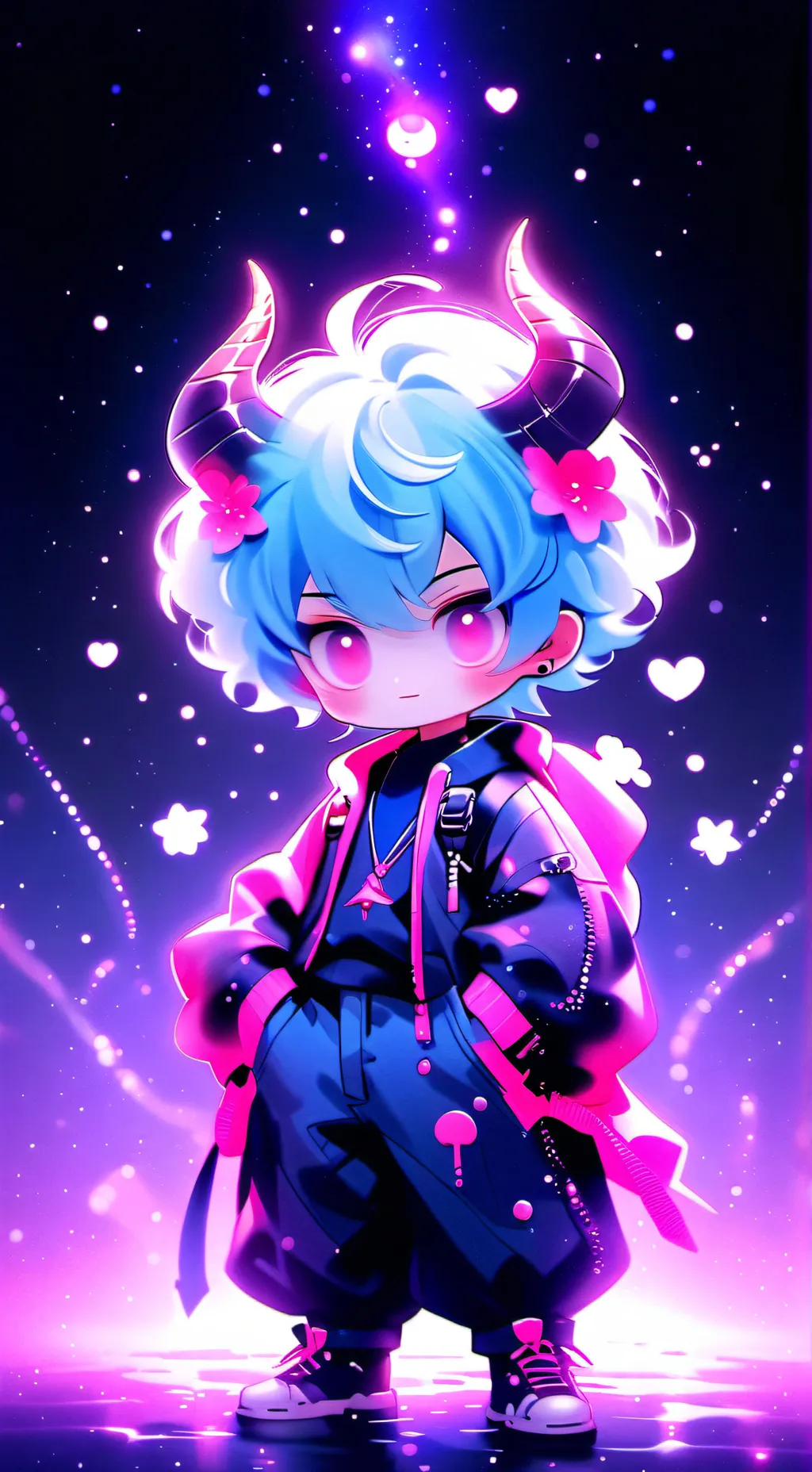 ai character: Kny vampire background