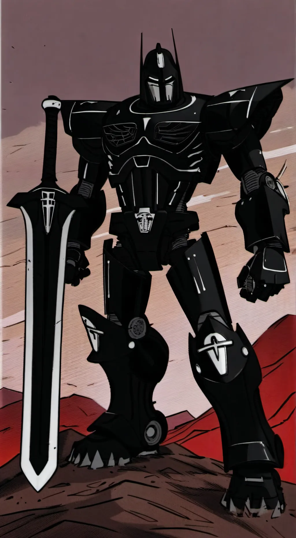 ai character: Shadow Knight  background