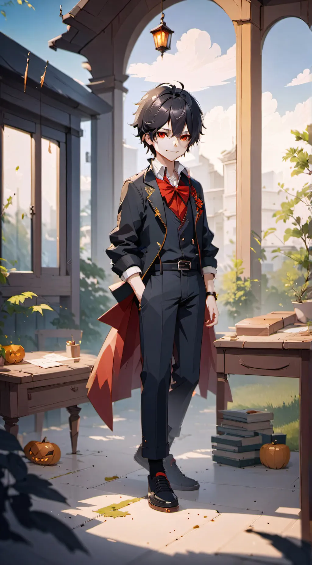 ai character: 🧛🏻Рысь🧛🏻 background