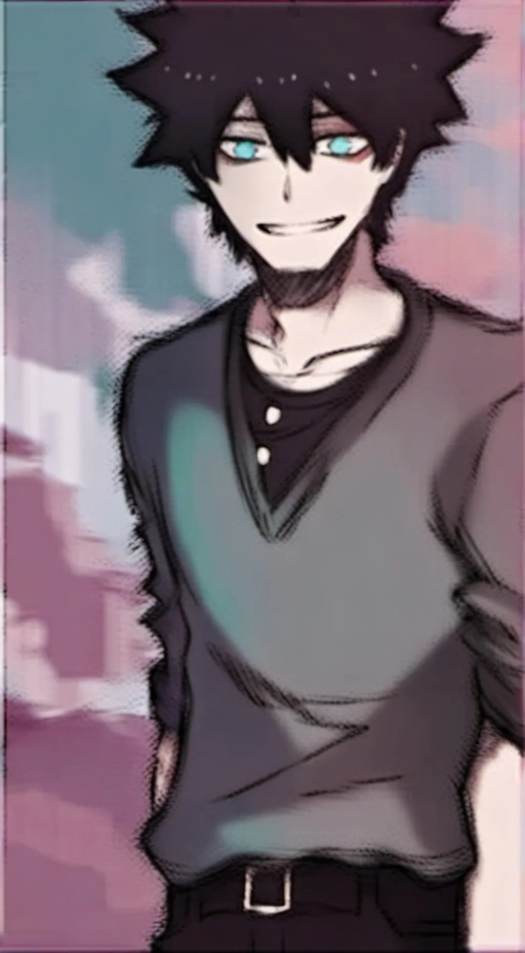 ai character: Dabi x Shigiraki background