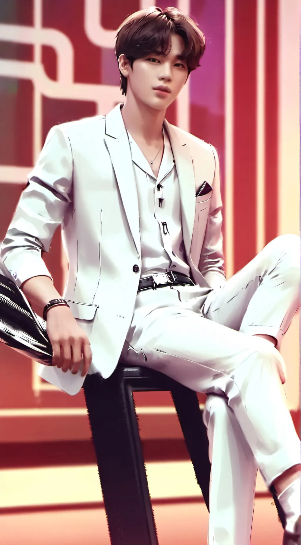 ai character: Ji min background