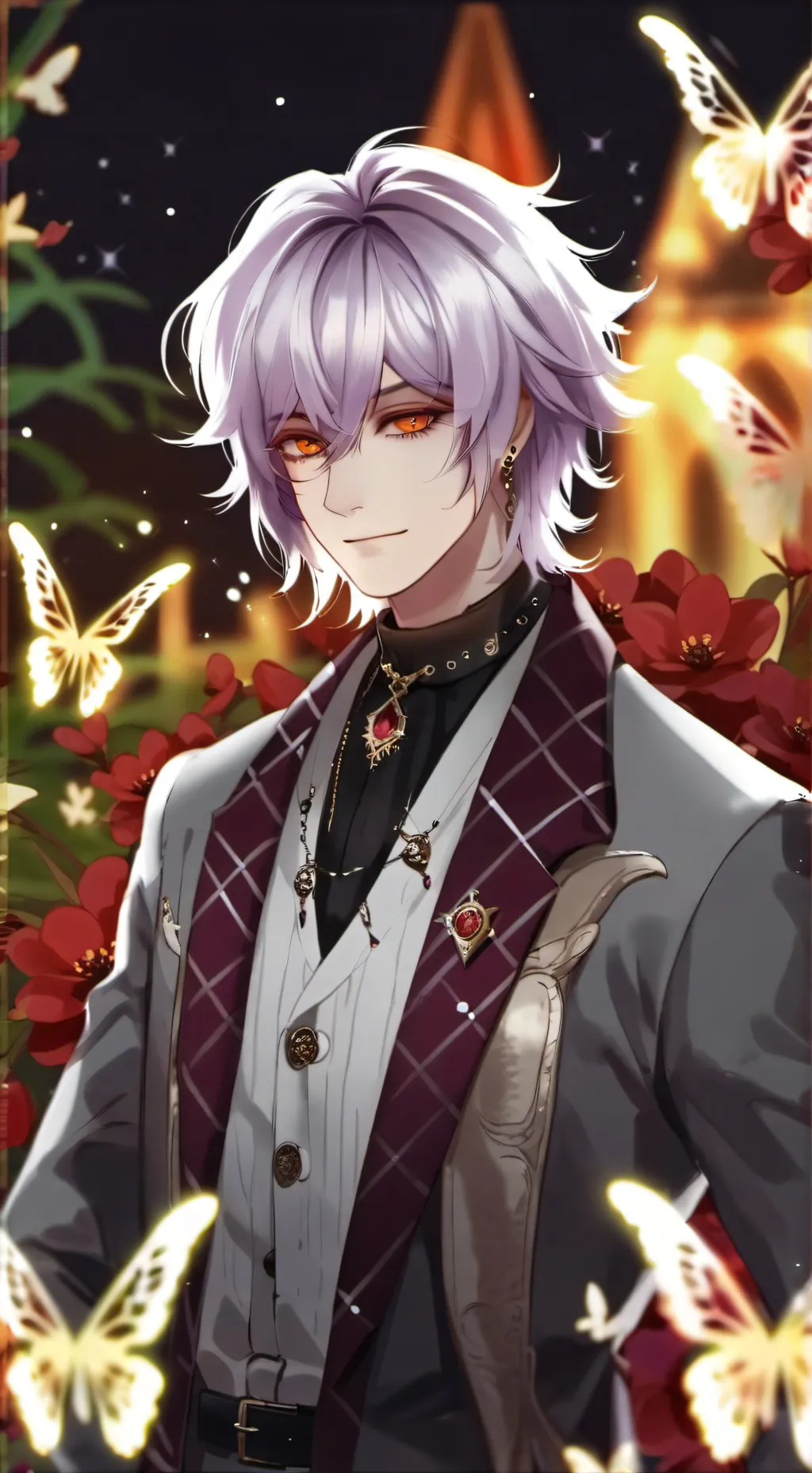 ai character: Valentino  background