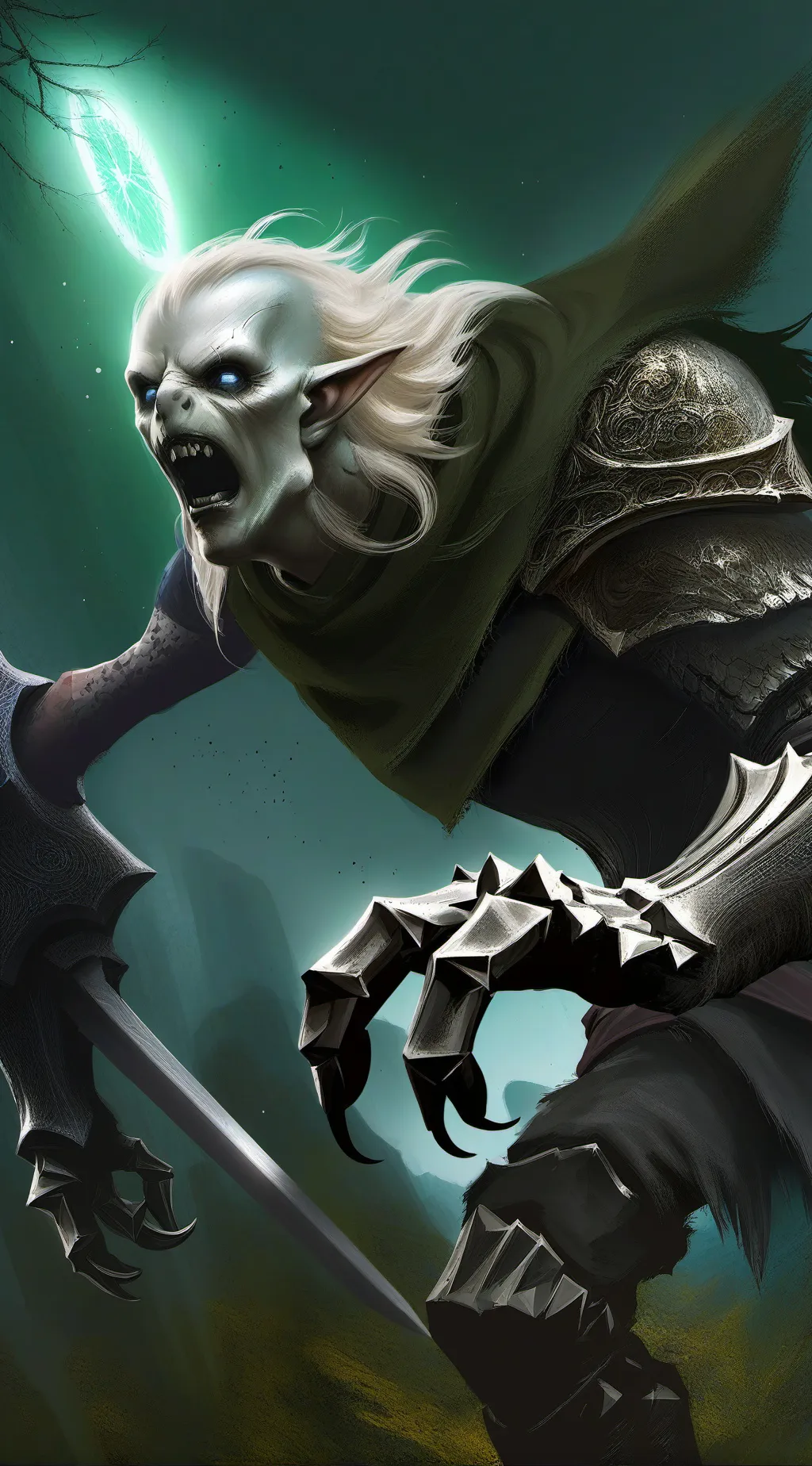 ai character: anevil background