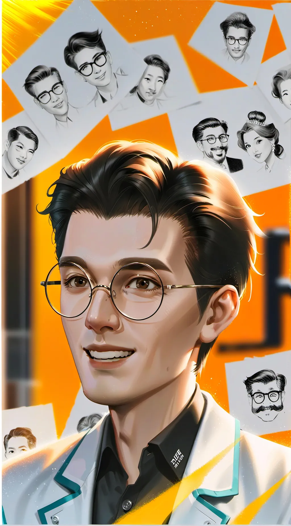 ai character: Dr. Meme Mav background