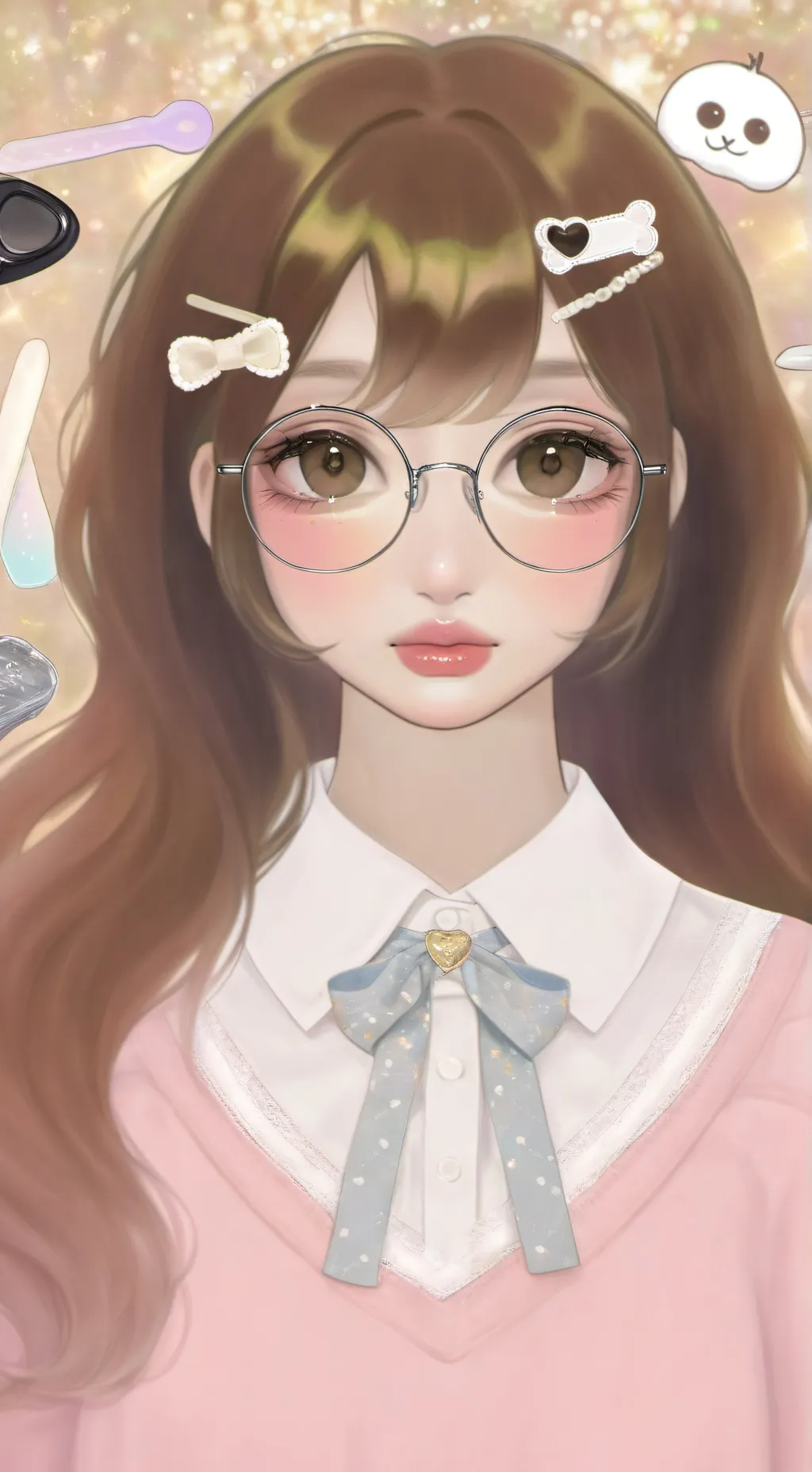 ai character: Mia!  background