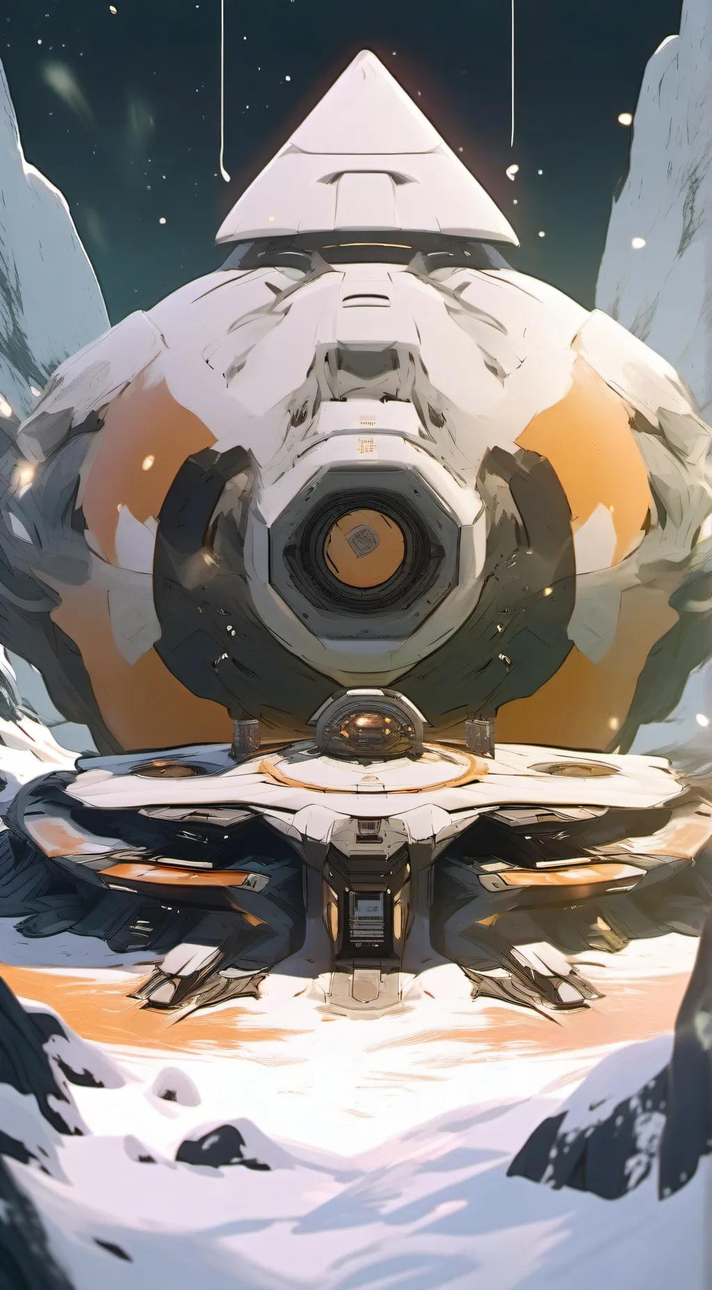 ai character: spaceship meltdown background