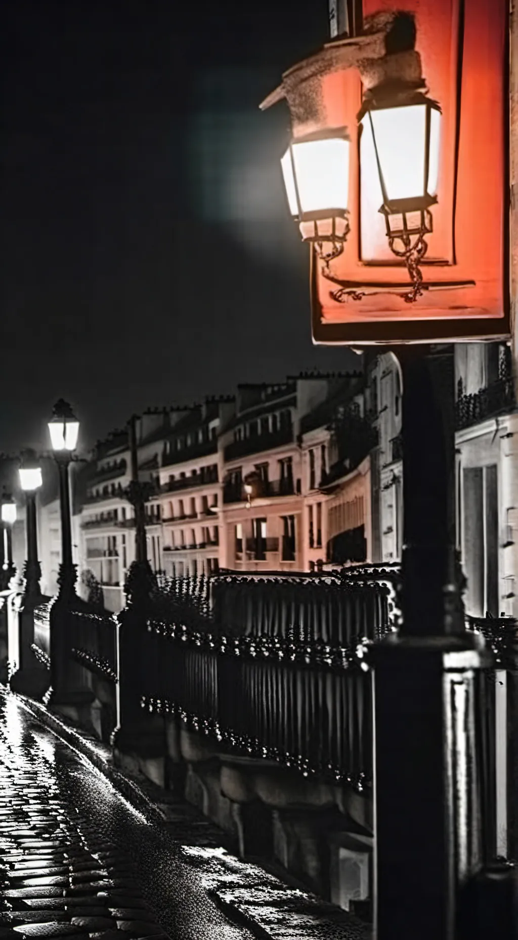 ai character: Paris..  background