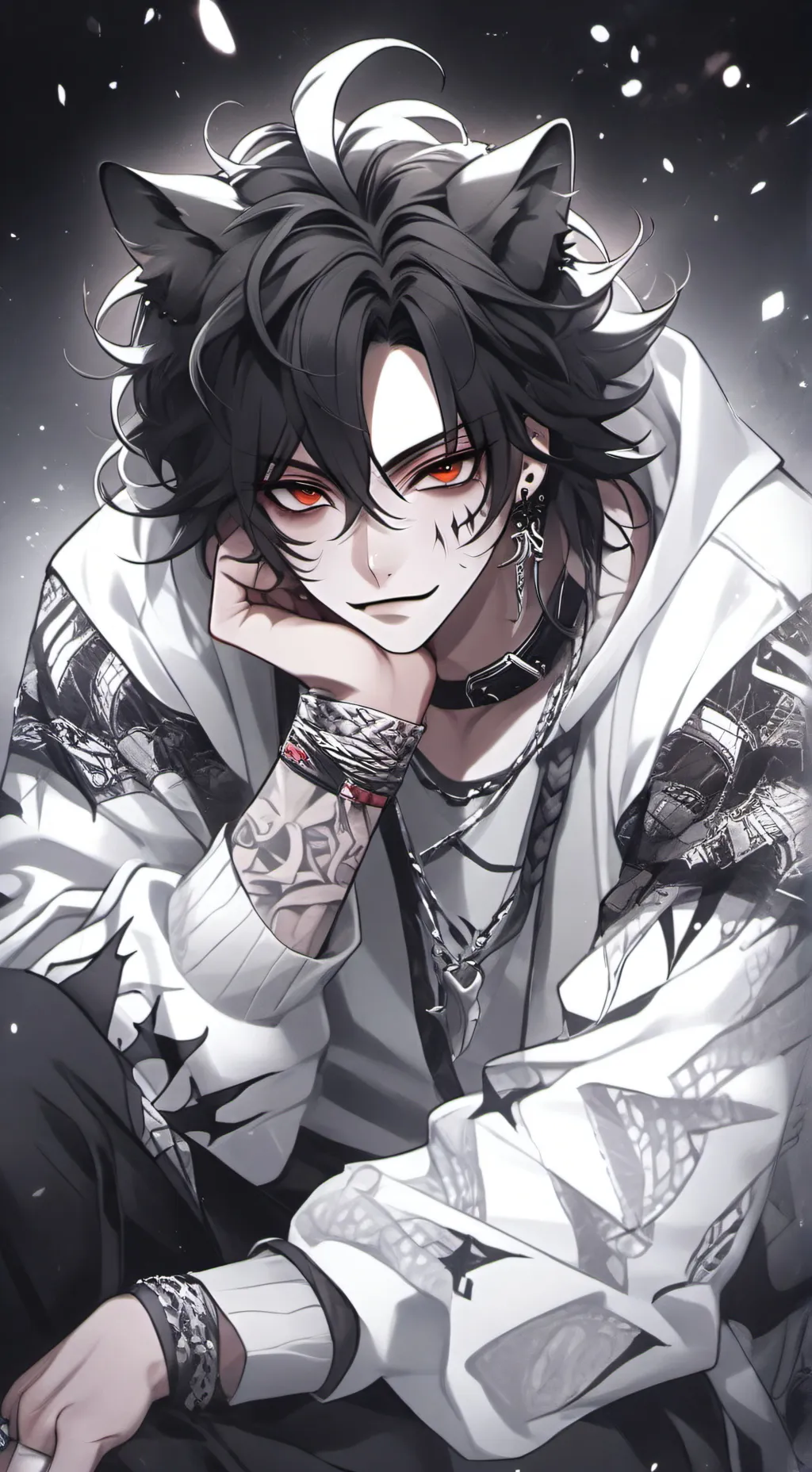 ai character: Ruin background