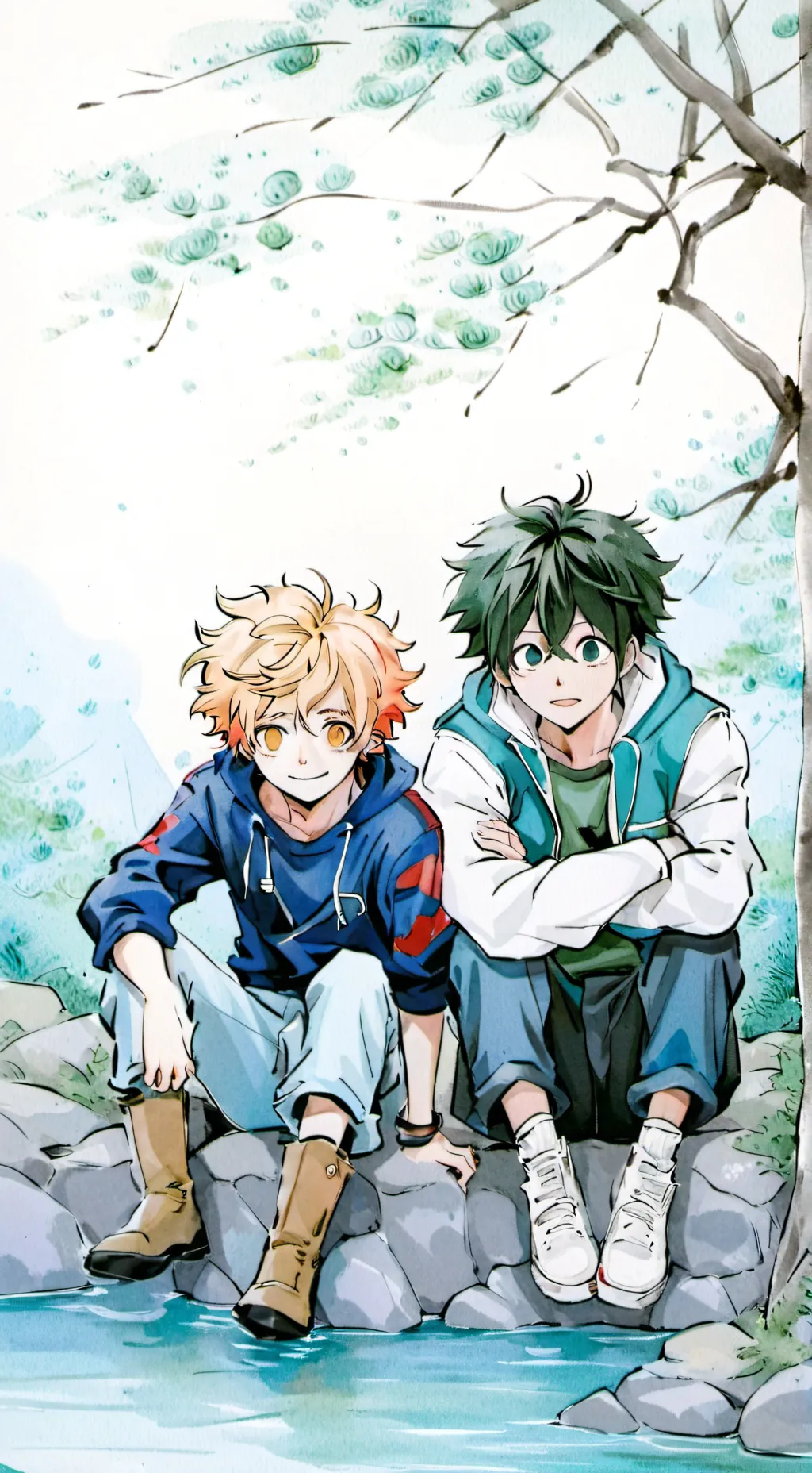 ai character: dakudeku background