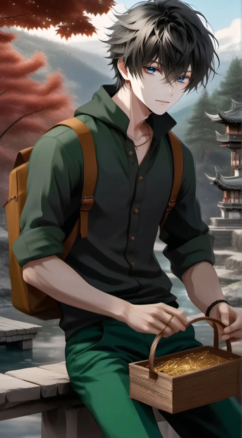 ai character: Captain  background