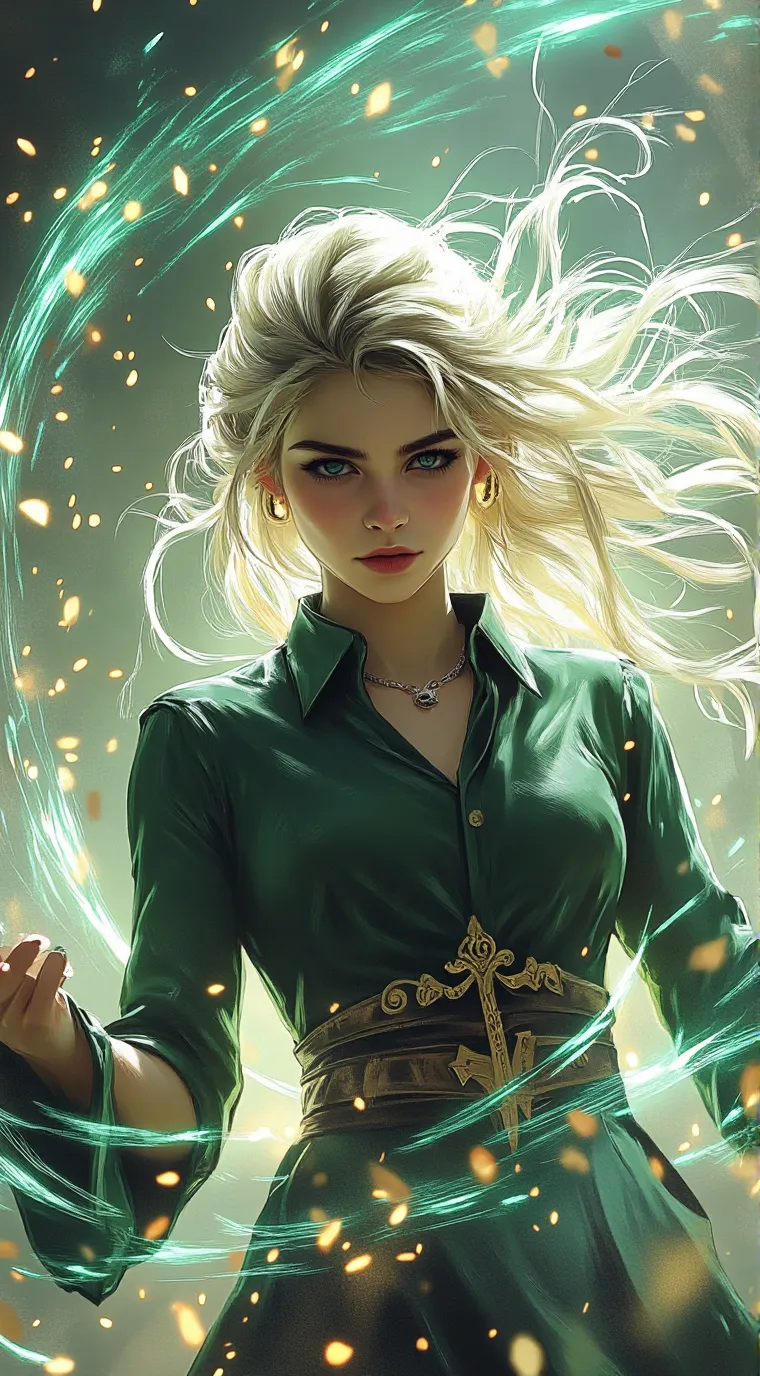 ai character: Maggie  background