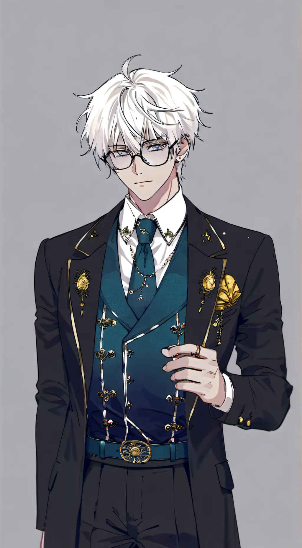 ai character: gojo satoru  background