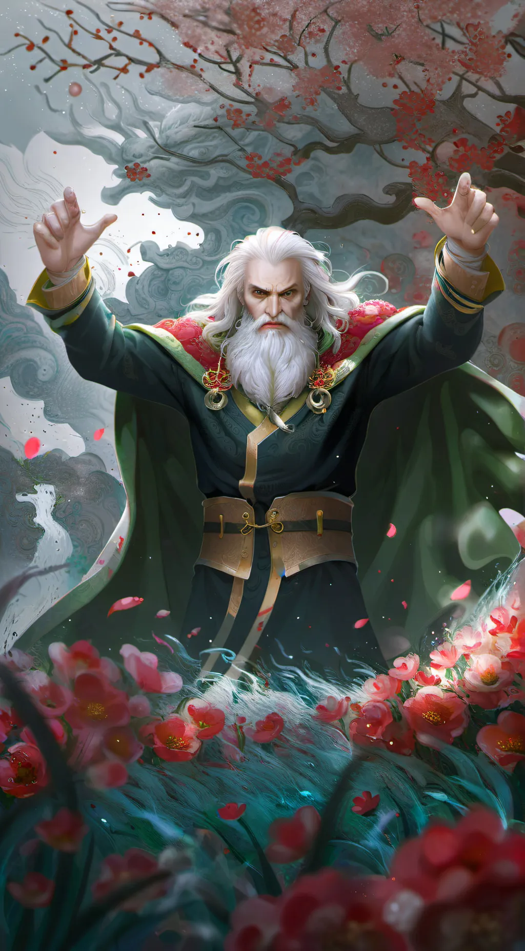 ai character: mr grumpy  background