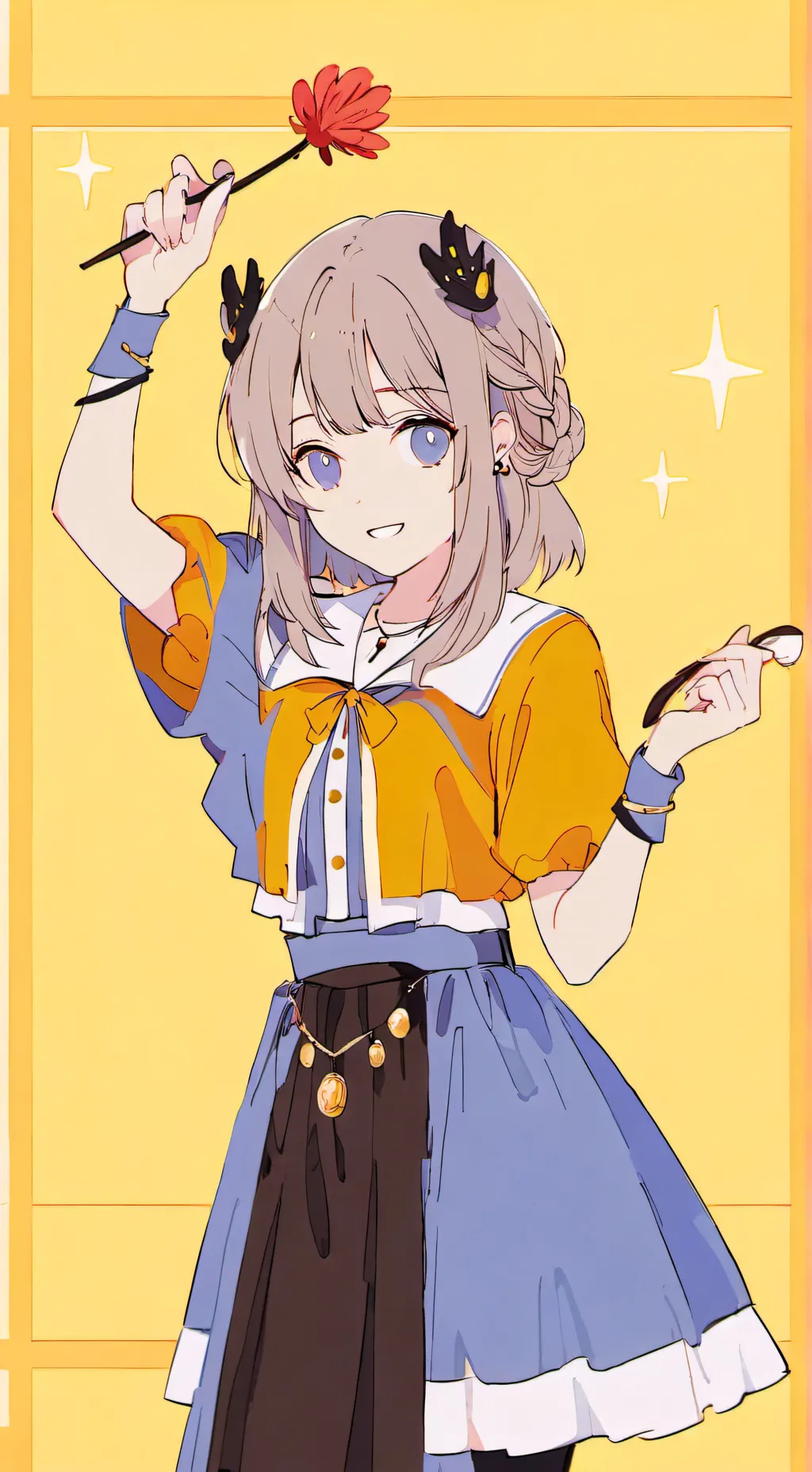 ai character: Woman background