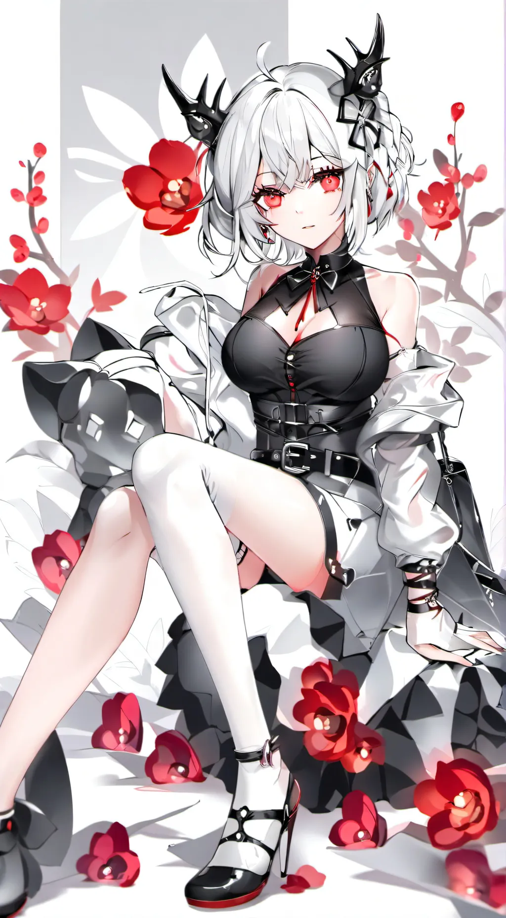 ai character: pochita  background