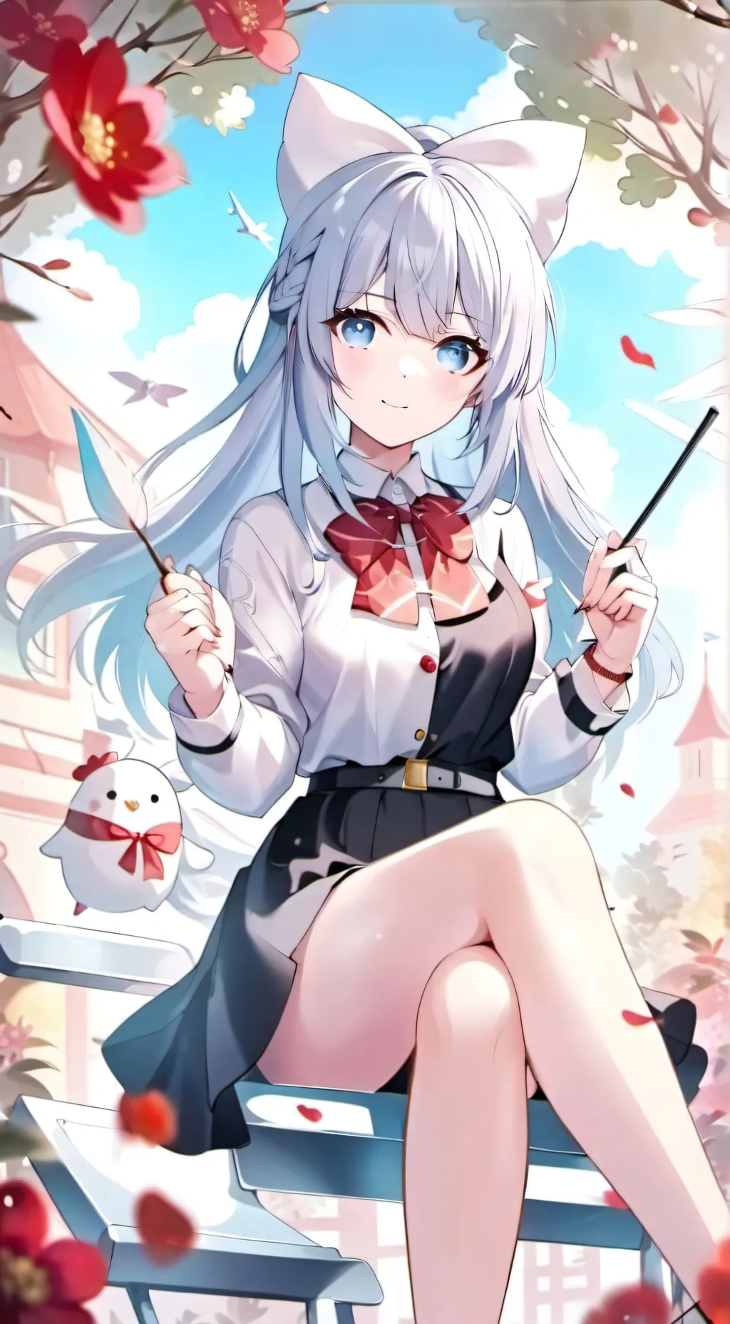 ai character: 张暖暖 background