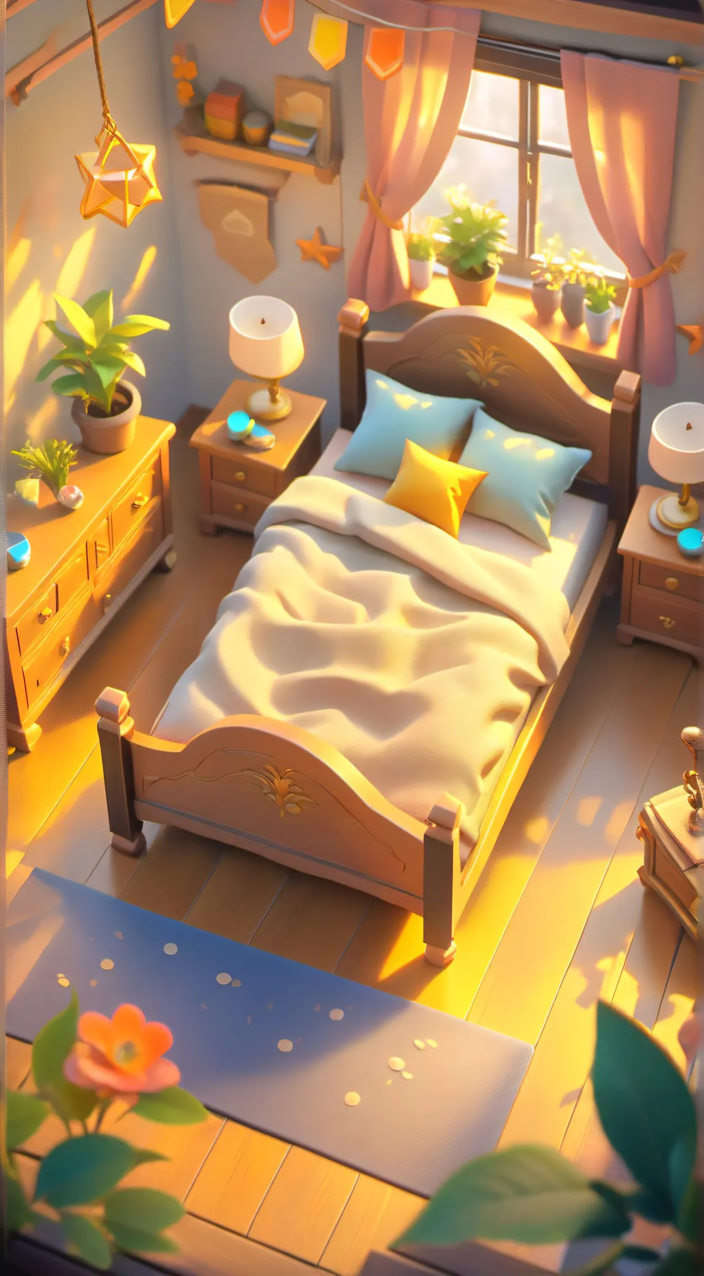 ai character: md sleepover  background