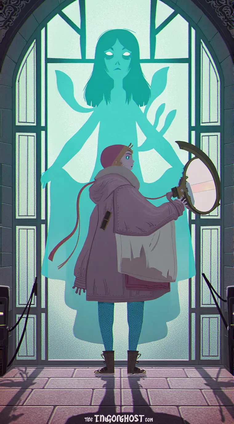 ai character: Ghost finder background