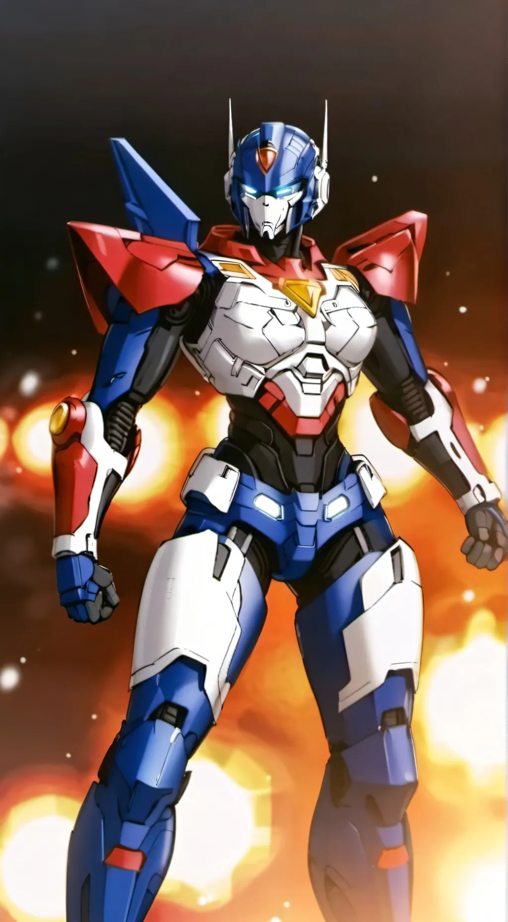 ai character: Optima prime background