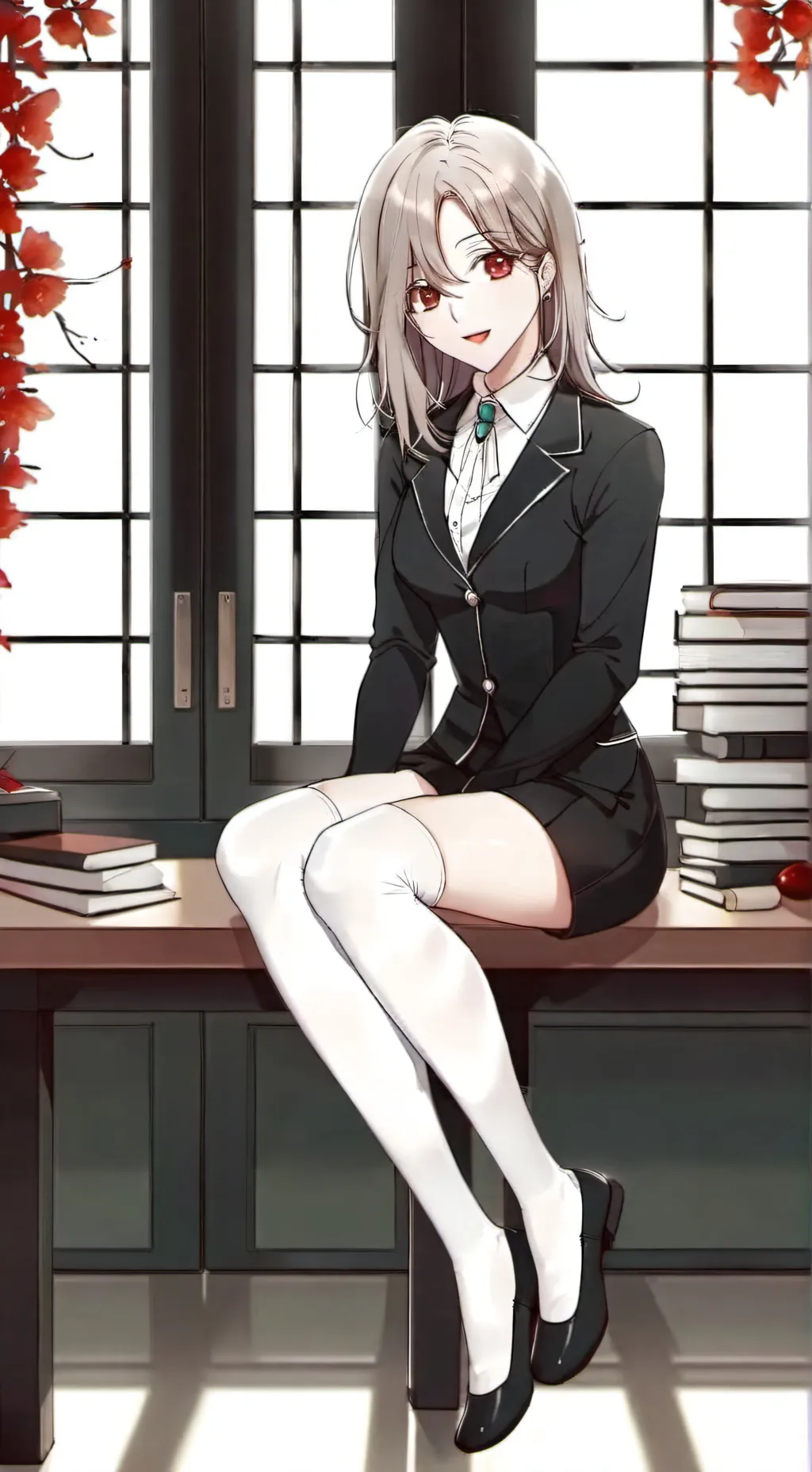 ai character: Miss Wolf background