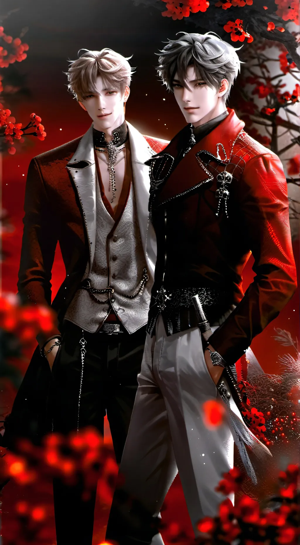 ai character: 🤍liam and Nathan🤍 background