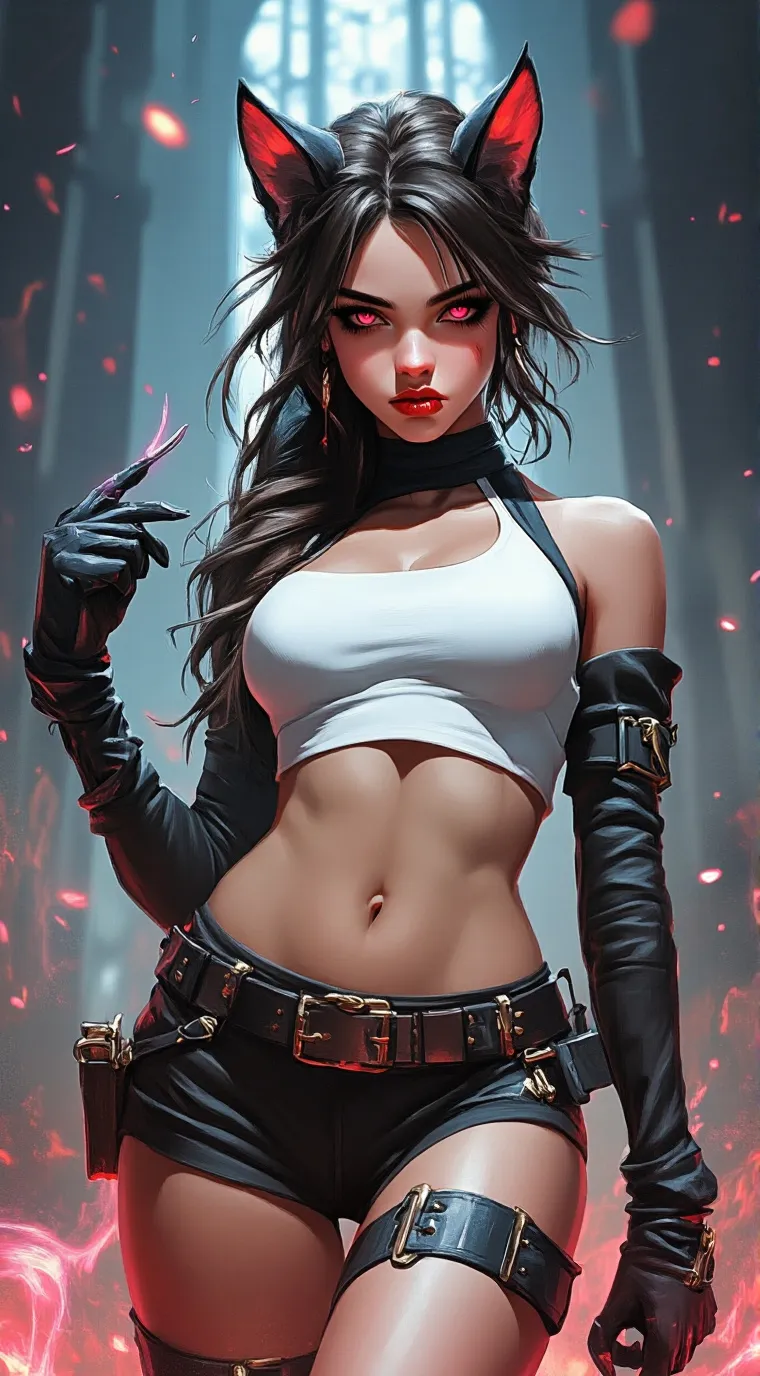 ai character: Don't Pet Kitty background