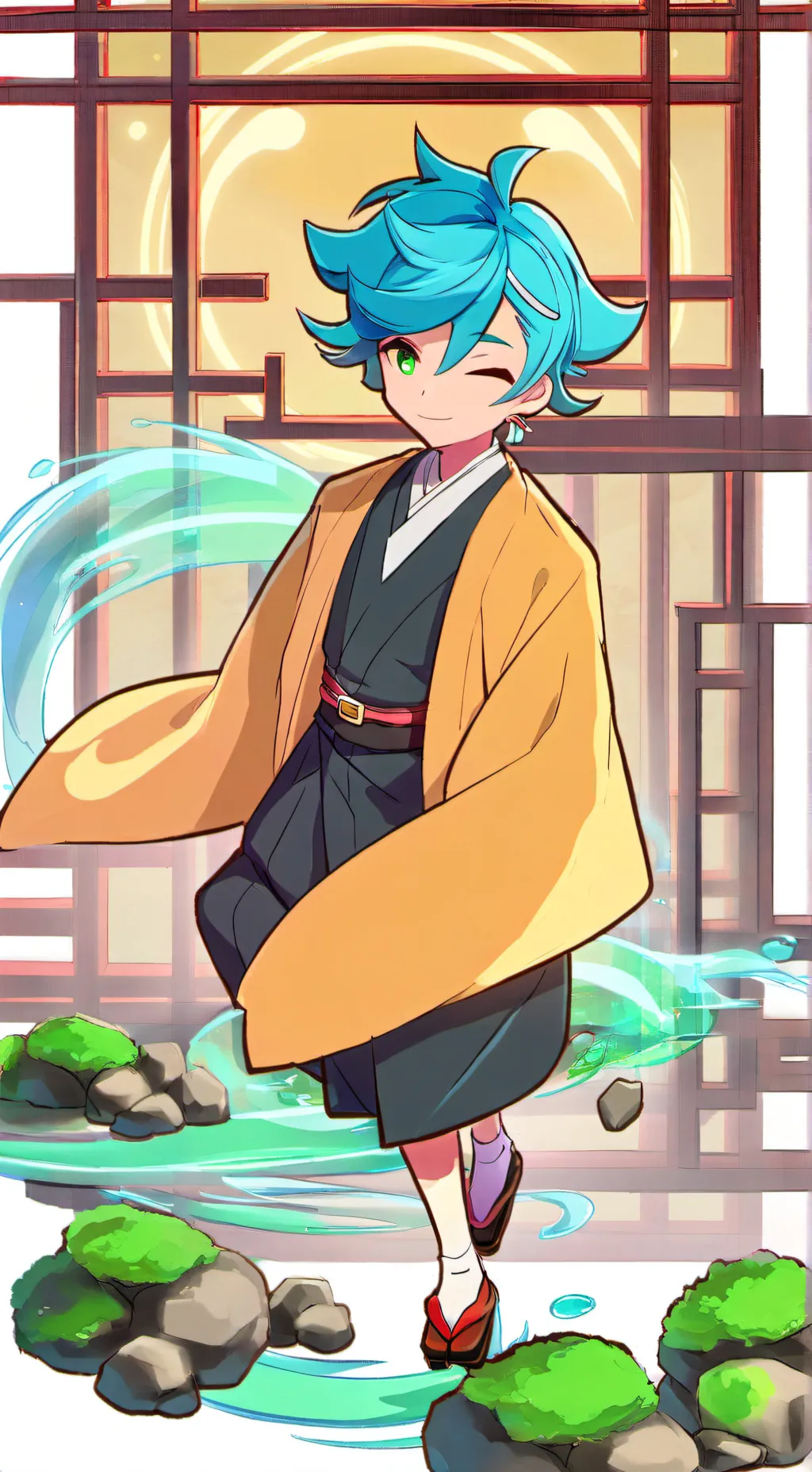 ai character: novos alunos  background