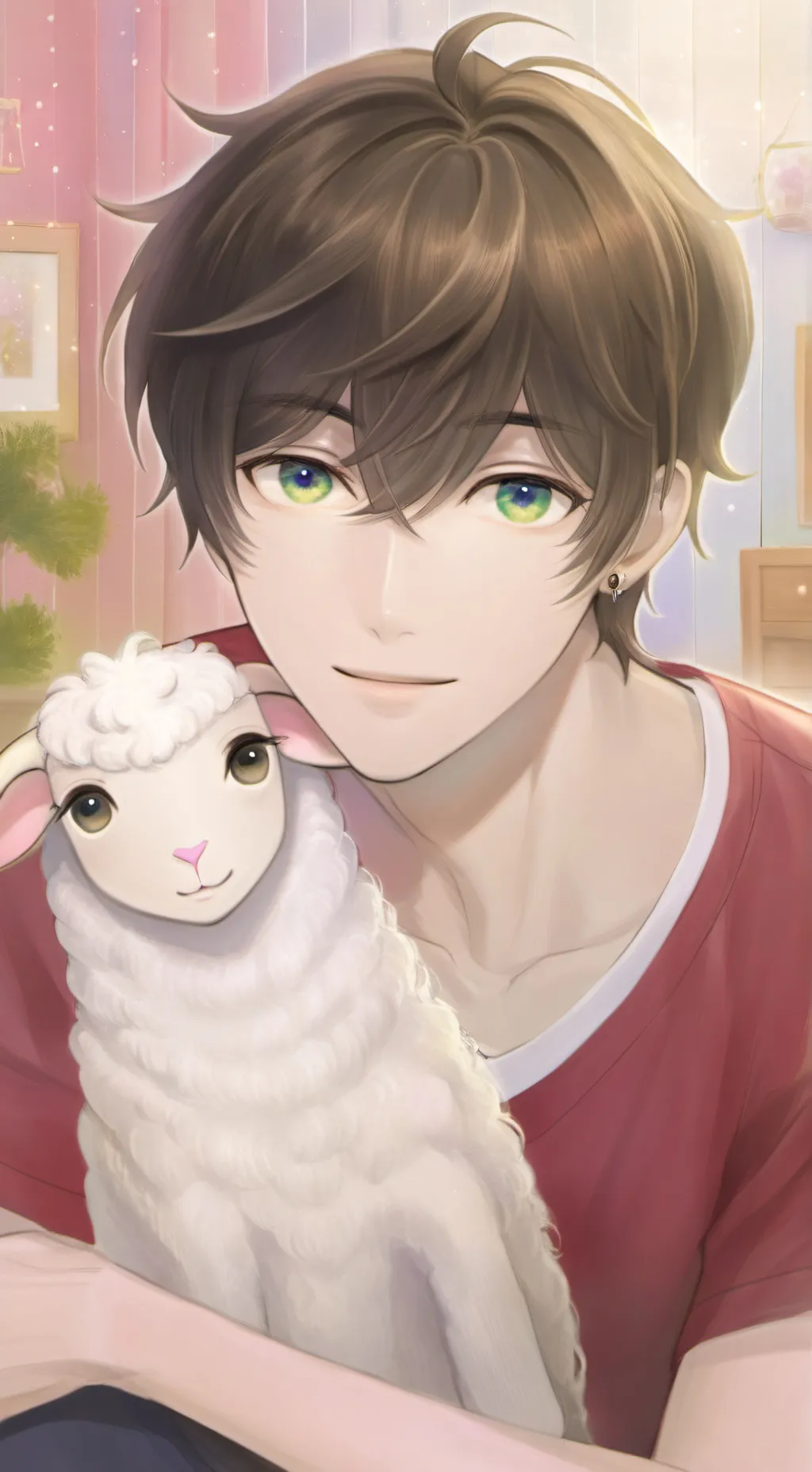 ai character: Last-Minute Romant background