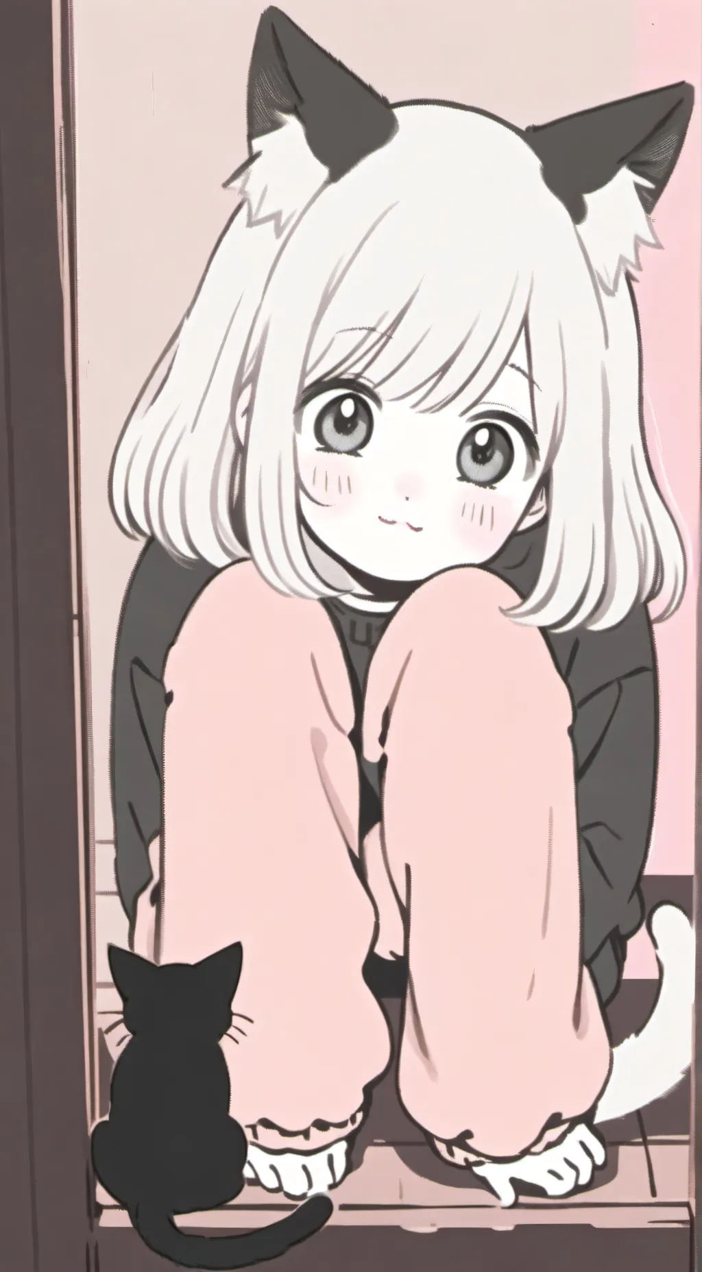 ai character: Whispering Spirit Kitten background