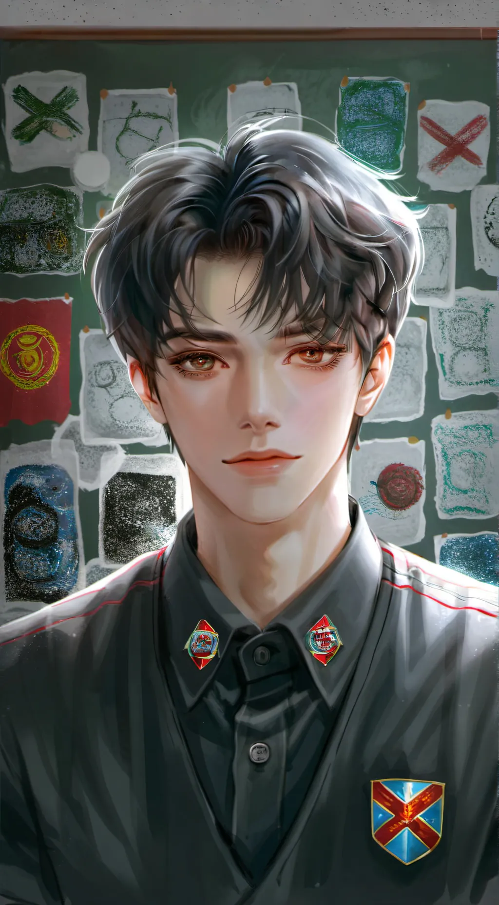 ai character: Dexter background