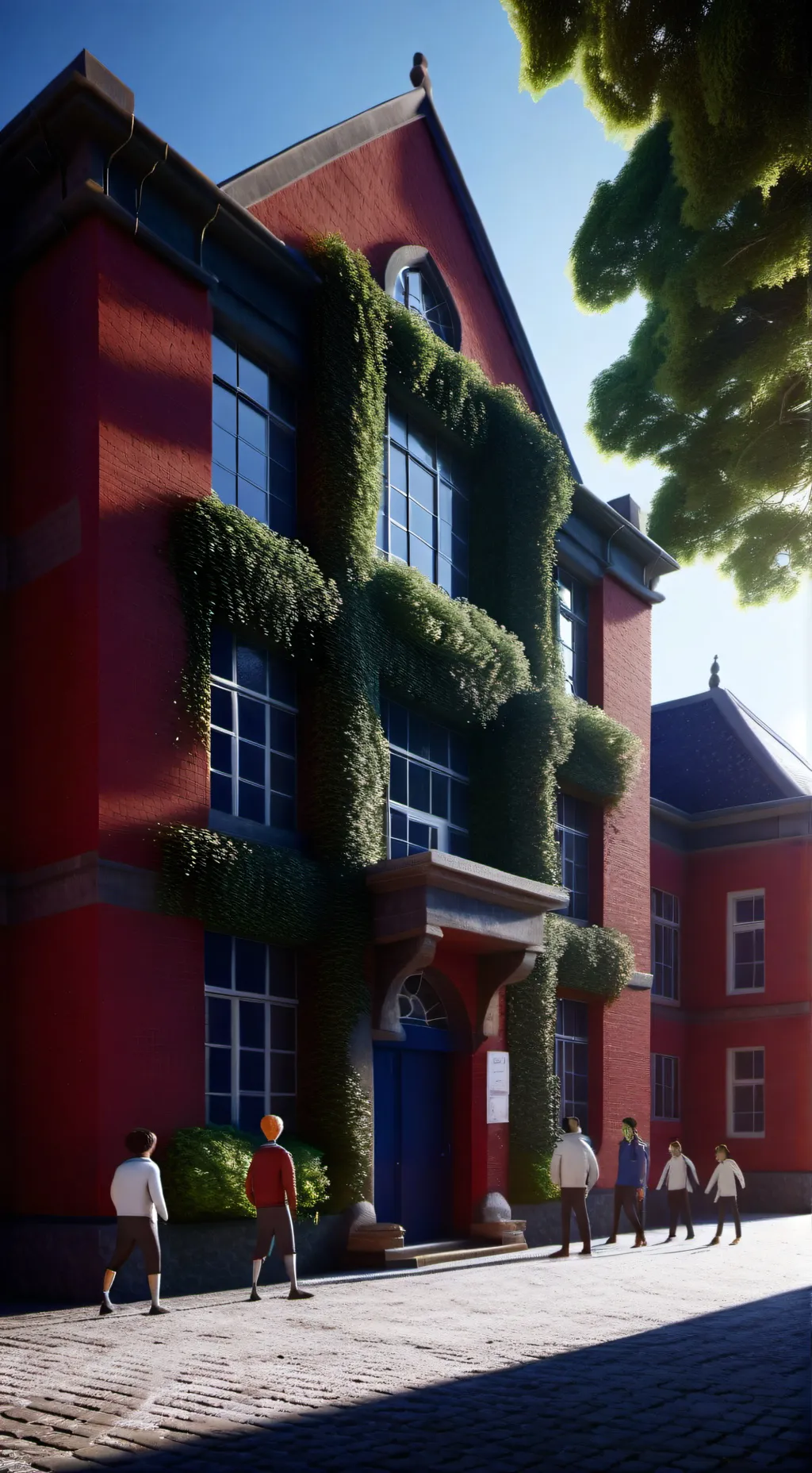 ai character: chica con chicos?! background